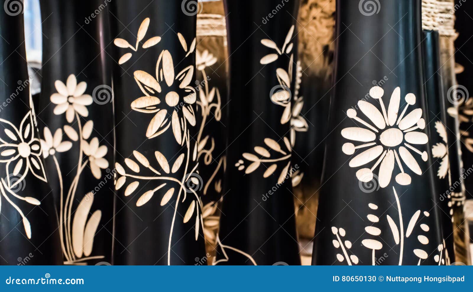 Engraving flowers stock photo. Image of carving, flowers 80650130