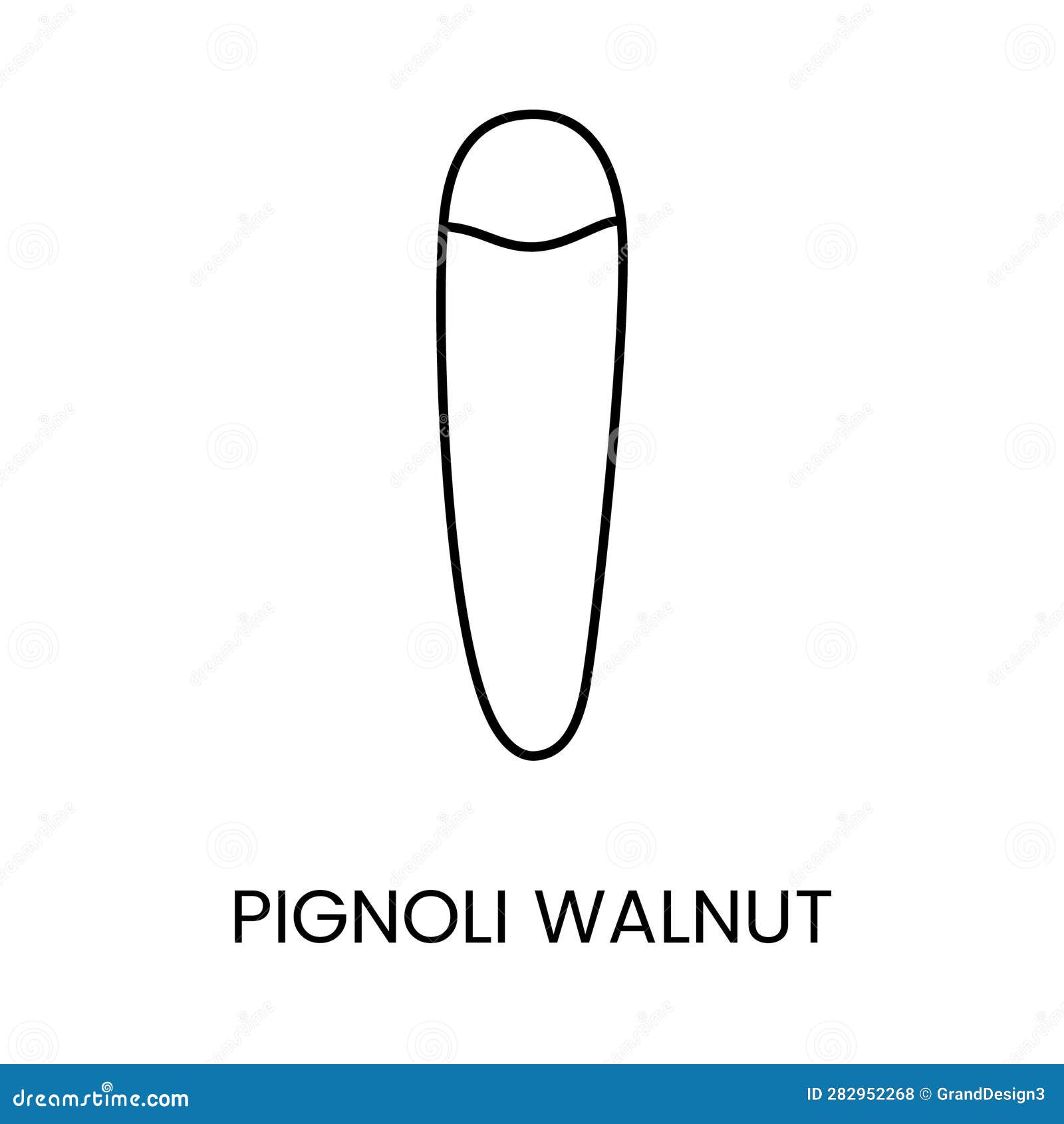 enhance your s with the pinoli line  icon, a visually appealing representation that adds a touch of elegance