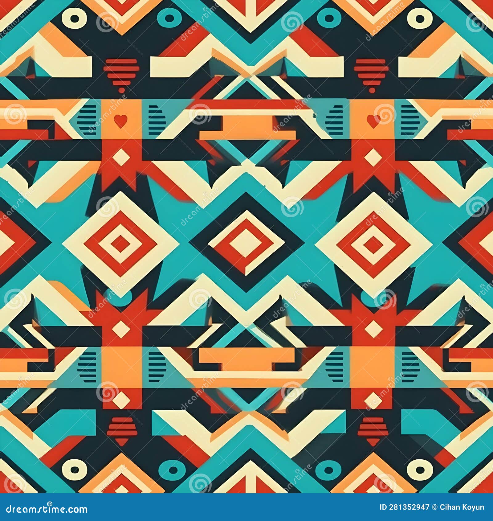 Enhance Your Designs with Seamless Aztec Patterns Stock Illustration ...