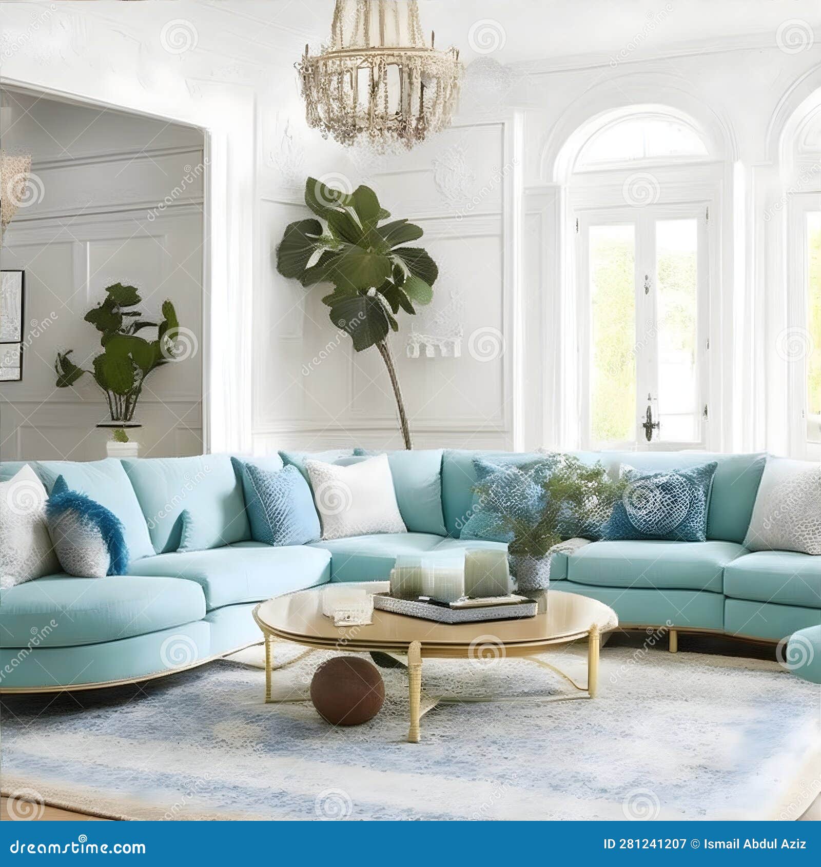 Enhance Your Space with a Light Blue Sofa Contemporary Interior Design