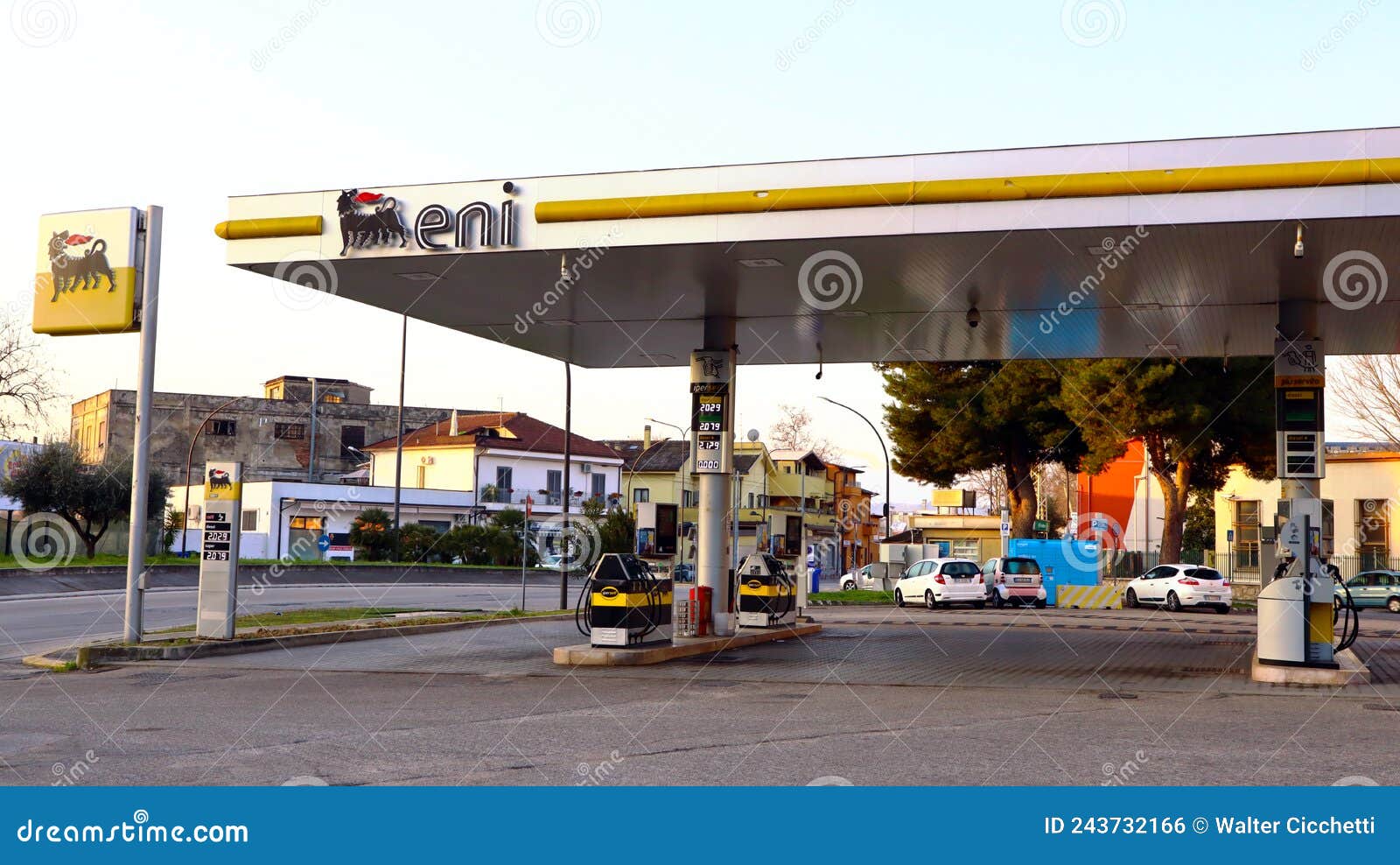 ENI Gas Station. ENI is an Italian Multinational Oil and Gas Company