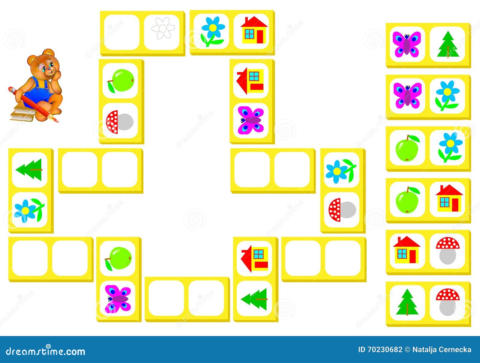 Jogos Da Lógica Para Crianças Ilustração do Vetor - Ilustração de  aprendizagem, enigma: 83591073