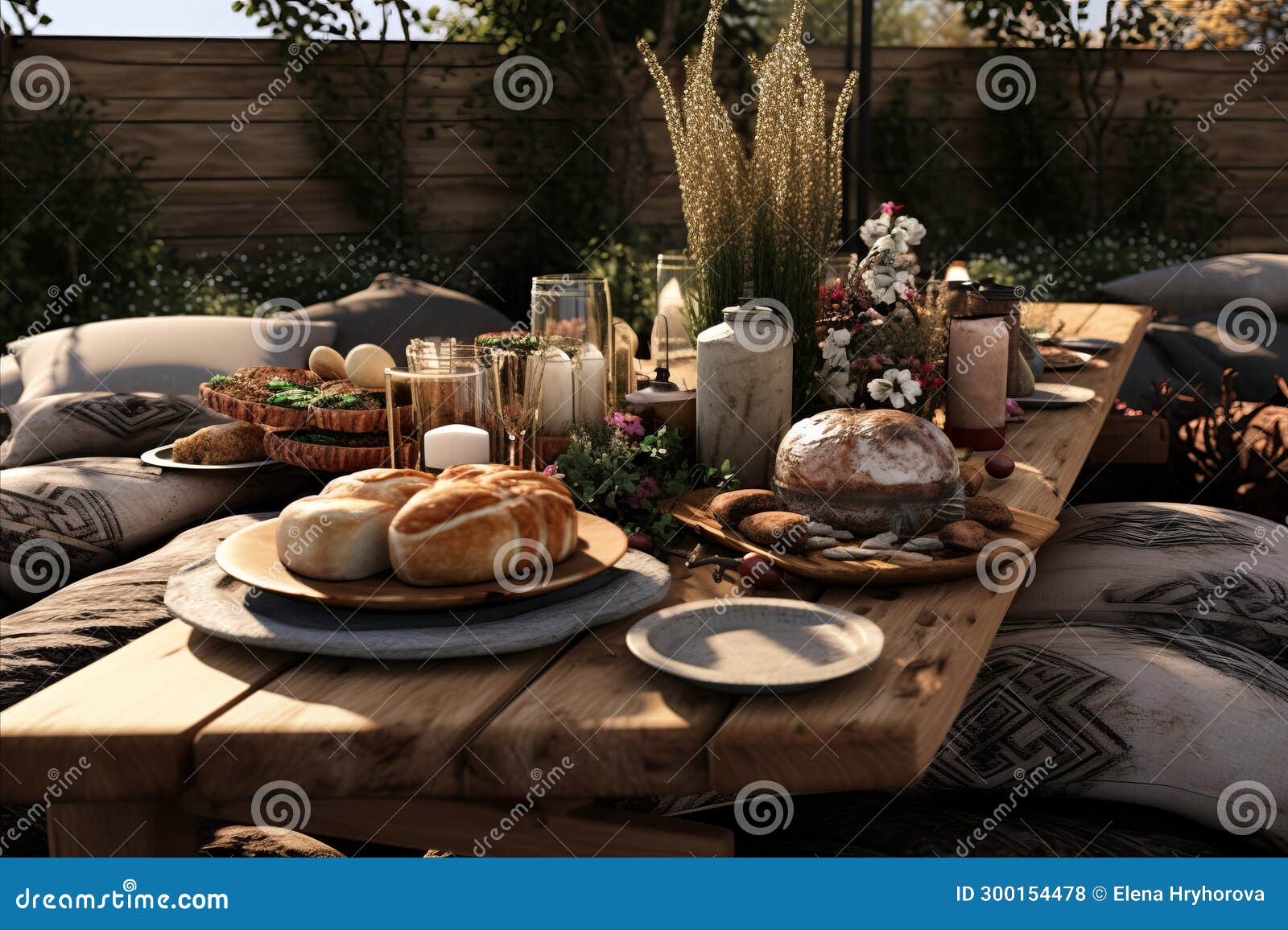 spring outdoor dining experience