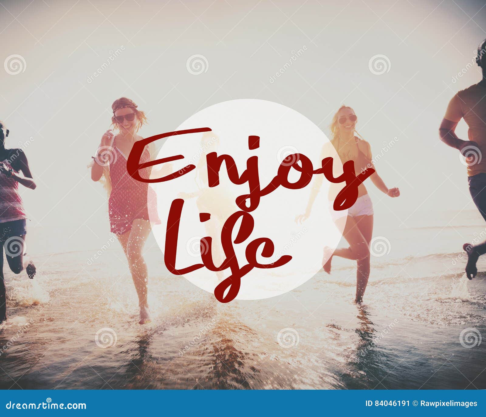 Enjoy Life Pleasure Satisfaction Happiness Concept Stock Image - Image ...