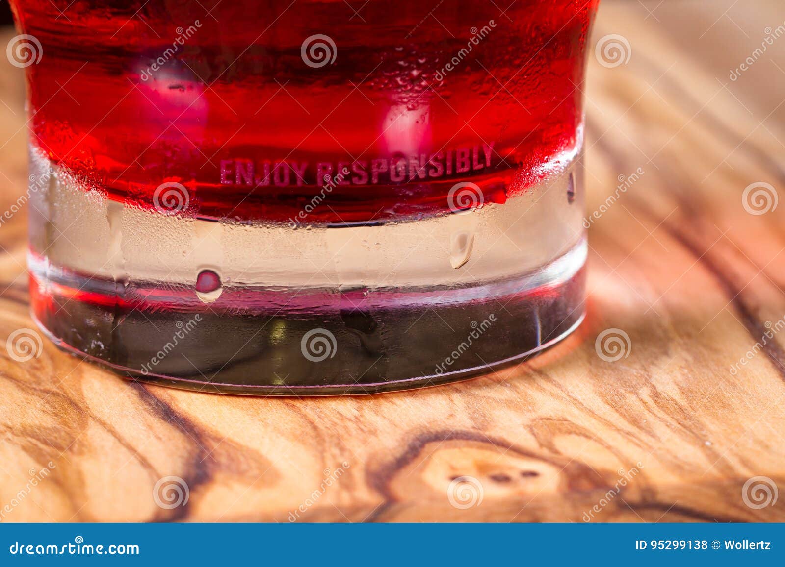 Enjoy Responsibly Edged on a Glass Stock Photo Image of alcoholic, glassware 95299138