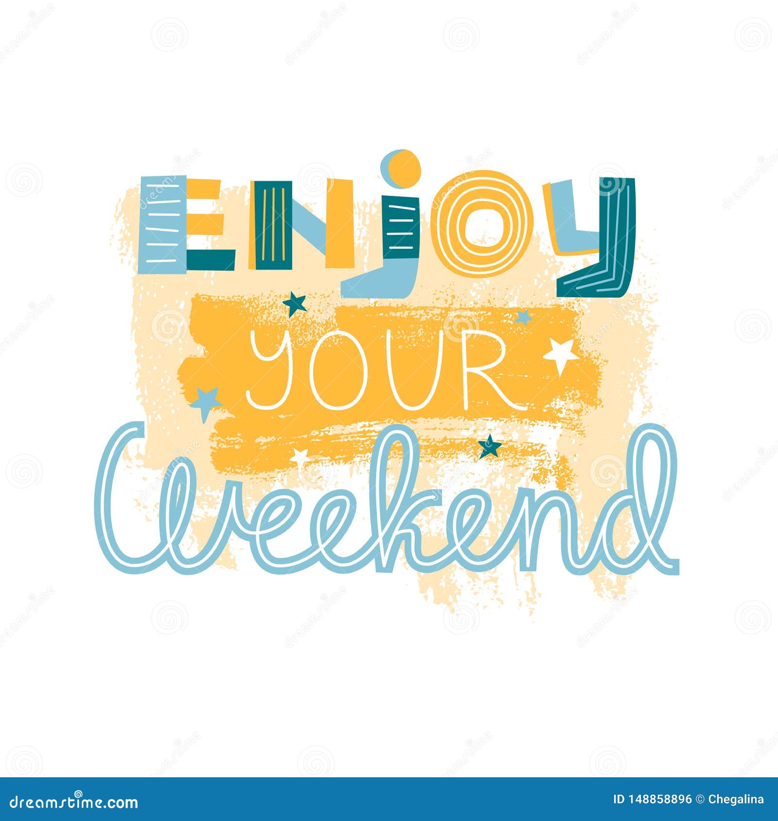 Enjoy Your Weekend Vector Illustration Stock Vector Illustration Of Fashion Colorful Enjoy Your Weekend Vector Illustration Stock Vector Illustration Of Fashion Colorful