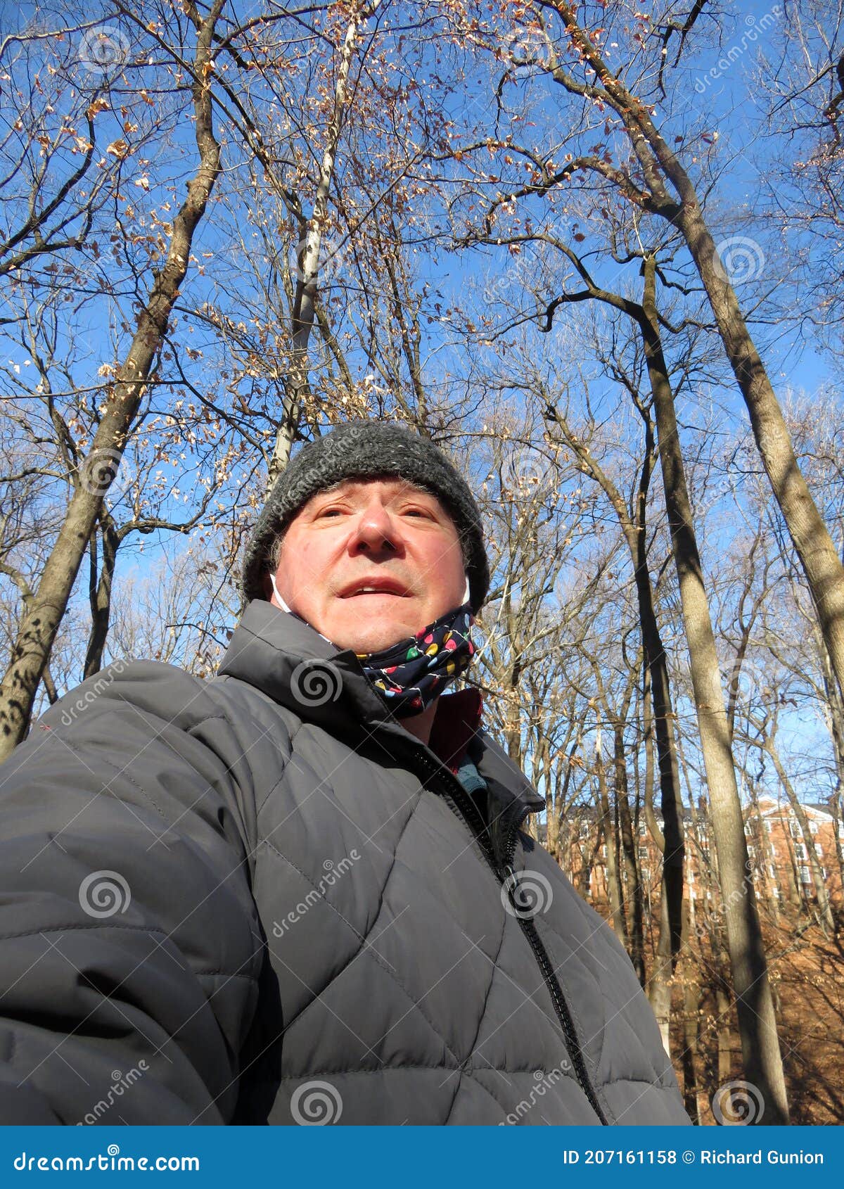 enjoying the park in january