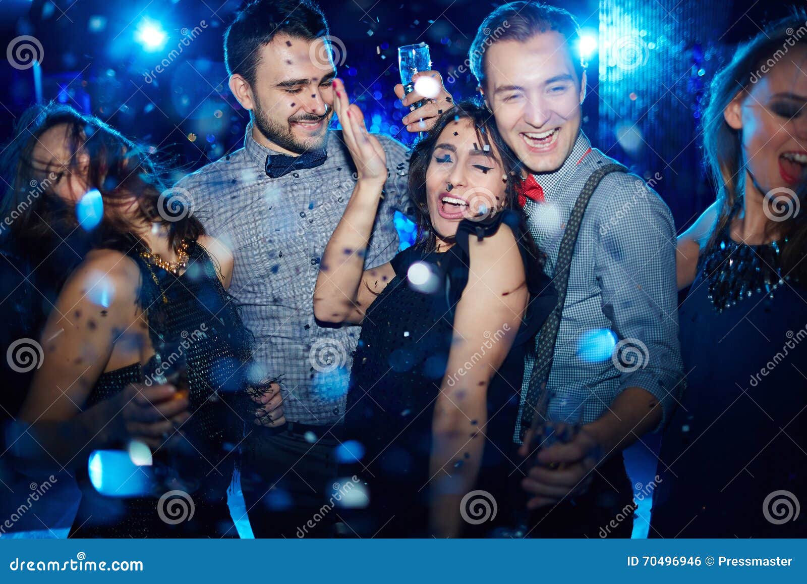 Enjoying party stock photo. Image of girlfriend, friends - 70496946