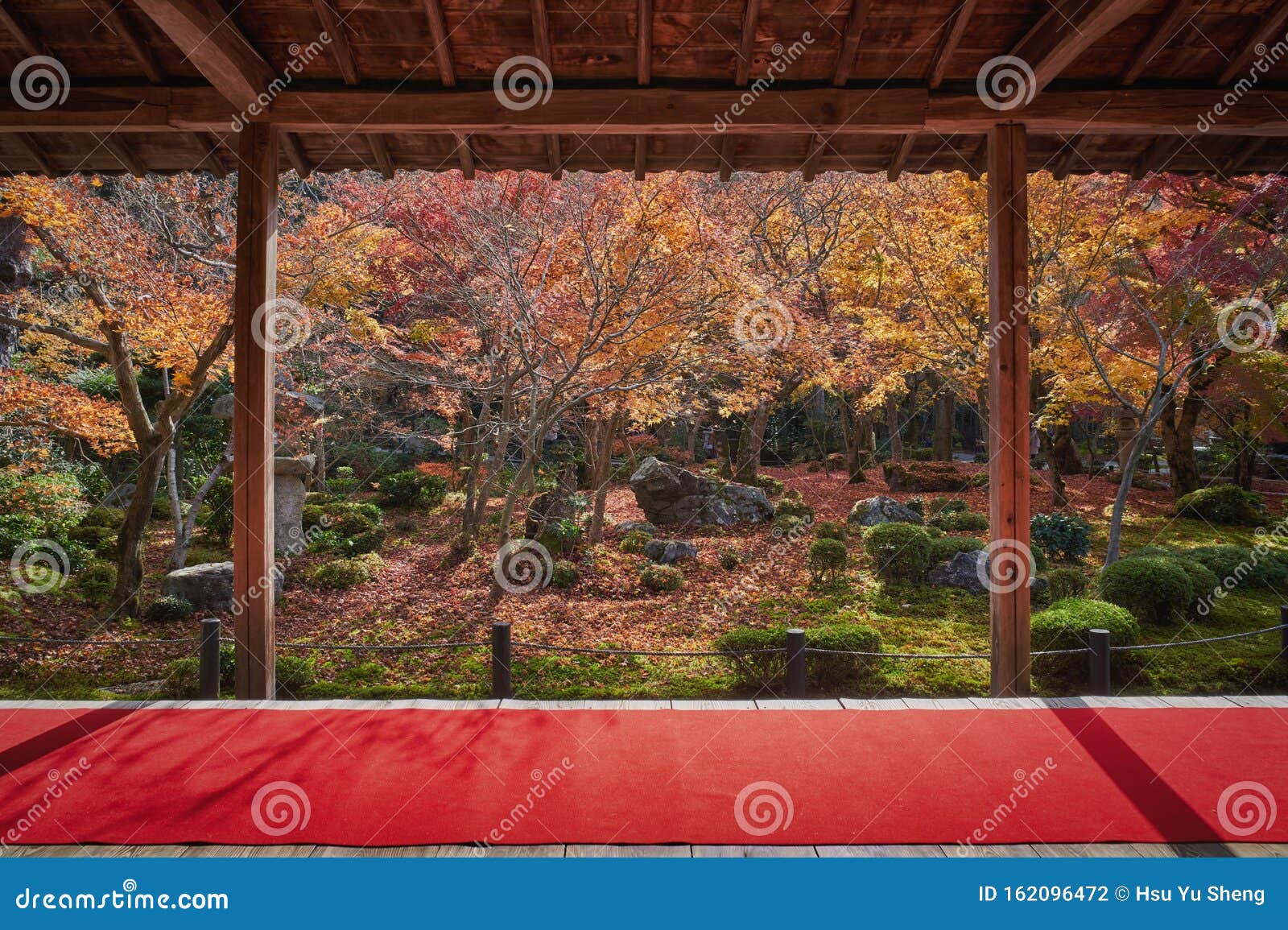 Enkoji Temple Enkou-ji in Autumn. Stock Photo - Image of nature, foliage:  162096472