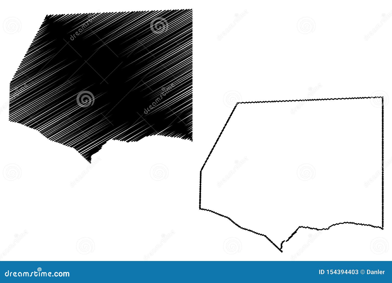 ennedi-est region regions of chad, republic of chad map  , scribble sketch ennedi est map
