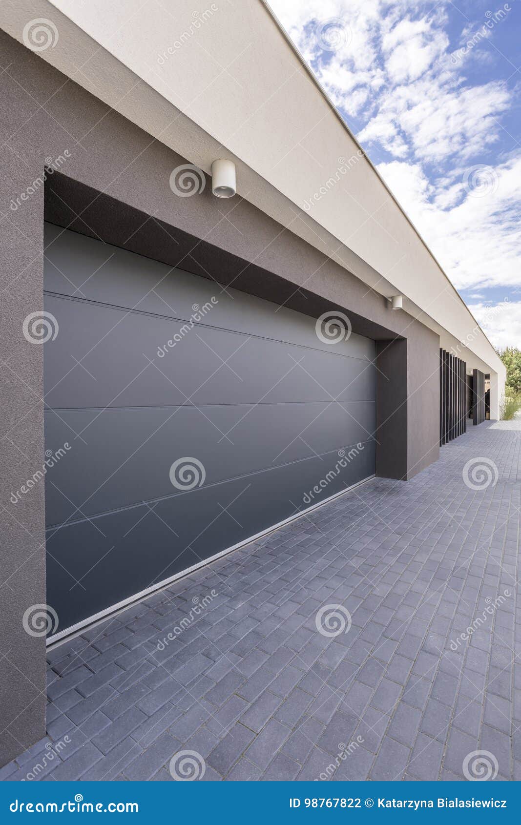 enormous garage door