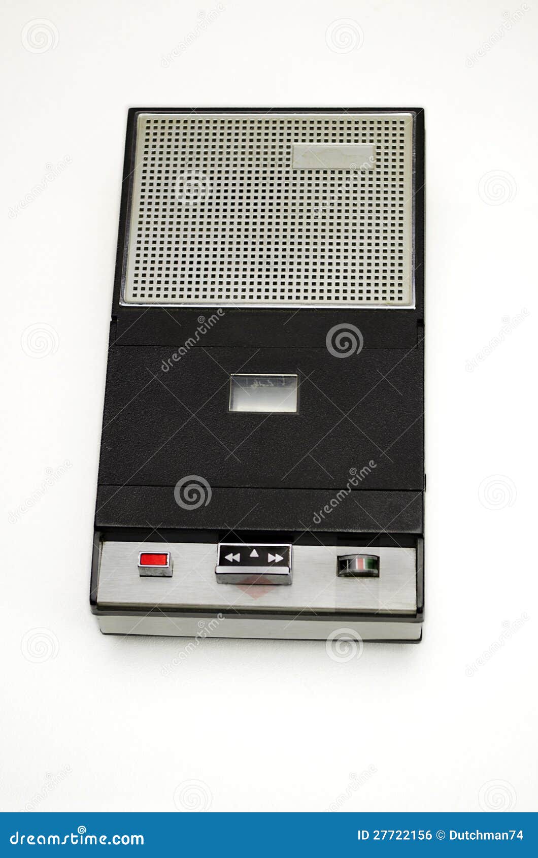 Enregistreur Compact Portatif De Lecteur De Cassettes Photo stock