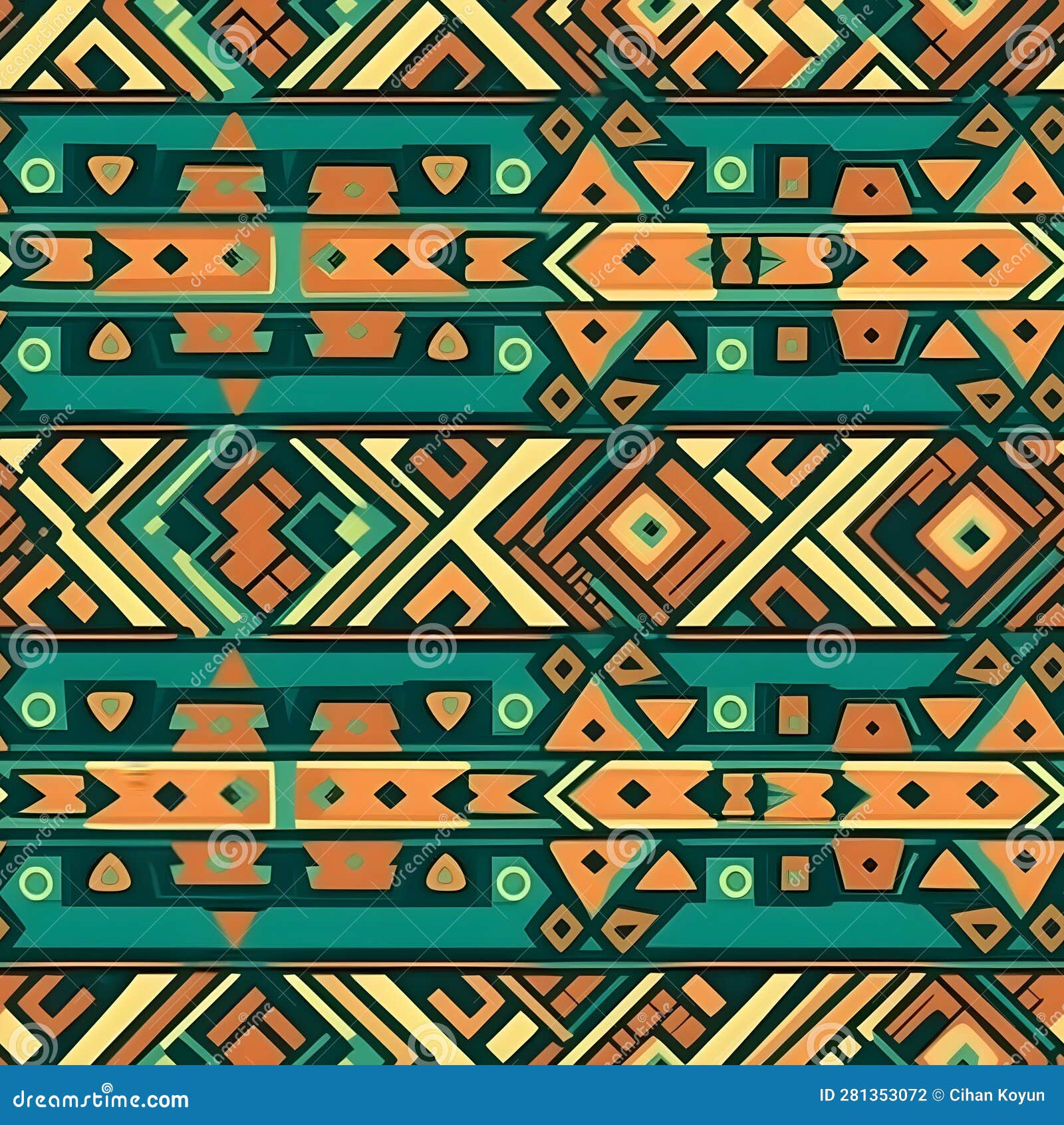 Enrich Your Designs with Seamless Aztec Patterns Stock Illustration ...