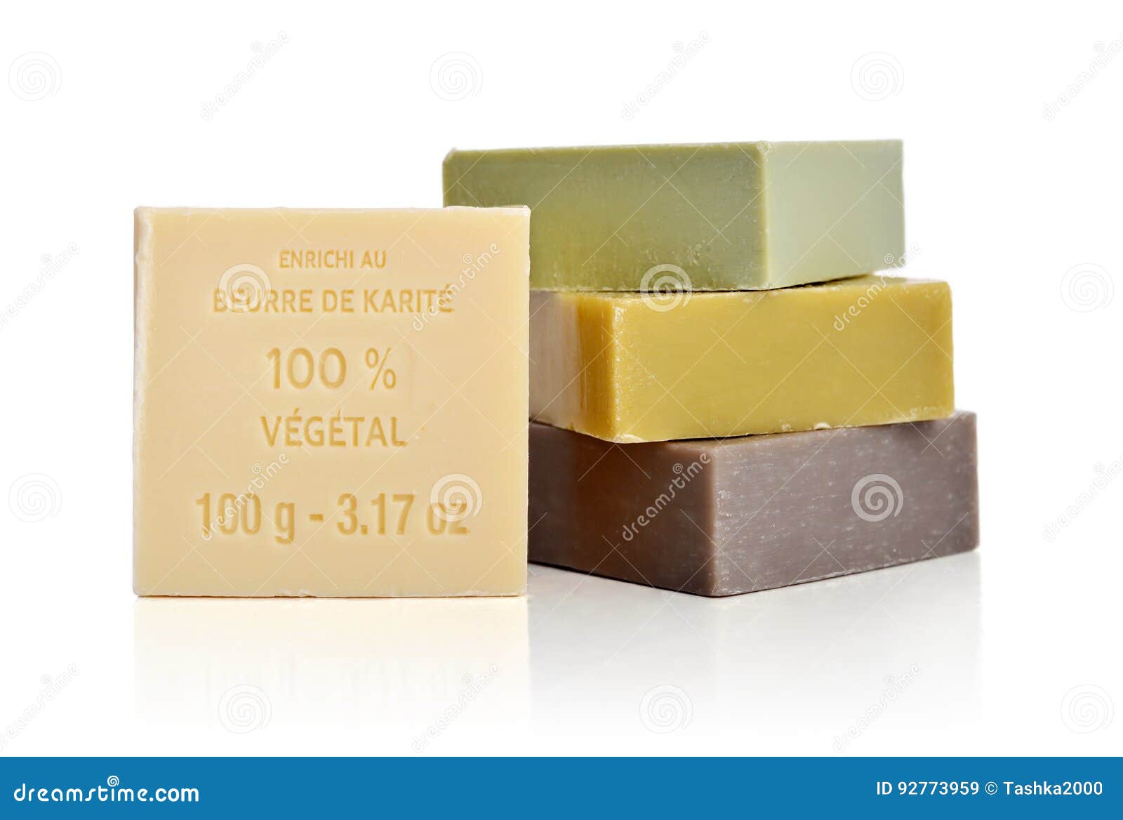 enriched with shea butter 100% vegetal soaps