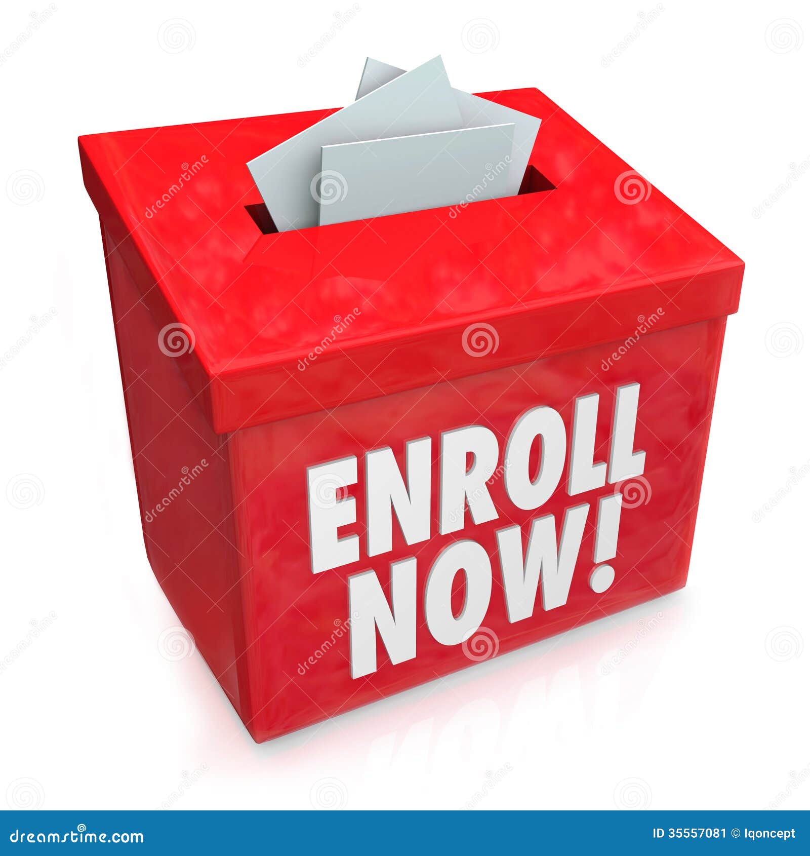 enroll now enrollment campaign drive entry box