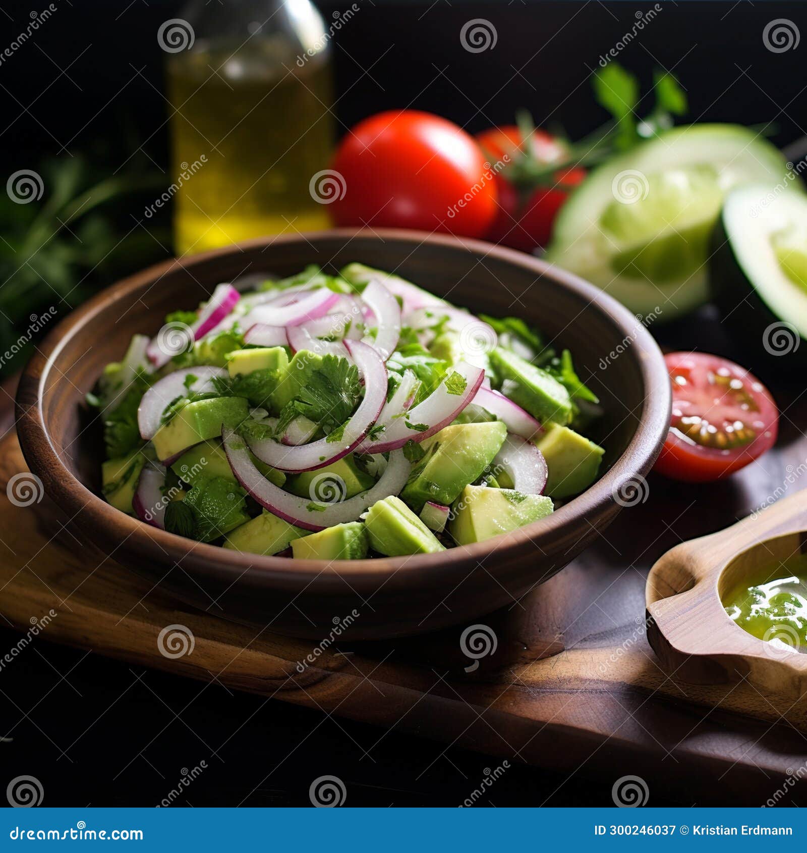 ensalada de aguacate: refreshing avocado salad with onion and lime