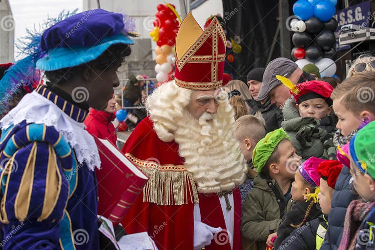 Sinterklaas Arriving in the Netherlands Editorial Stock Photo Image of pieten, culture 164164313