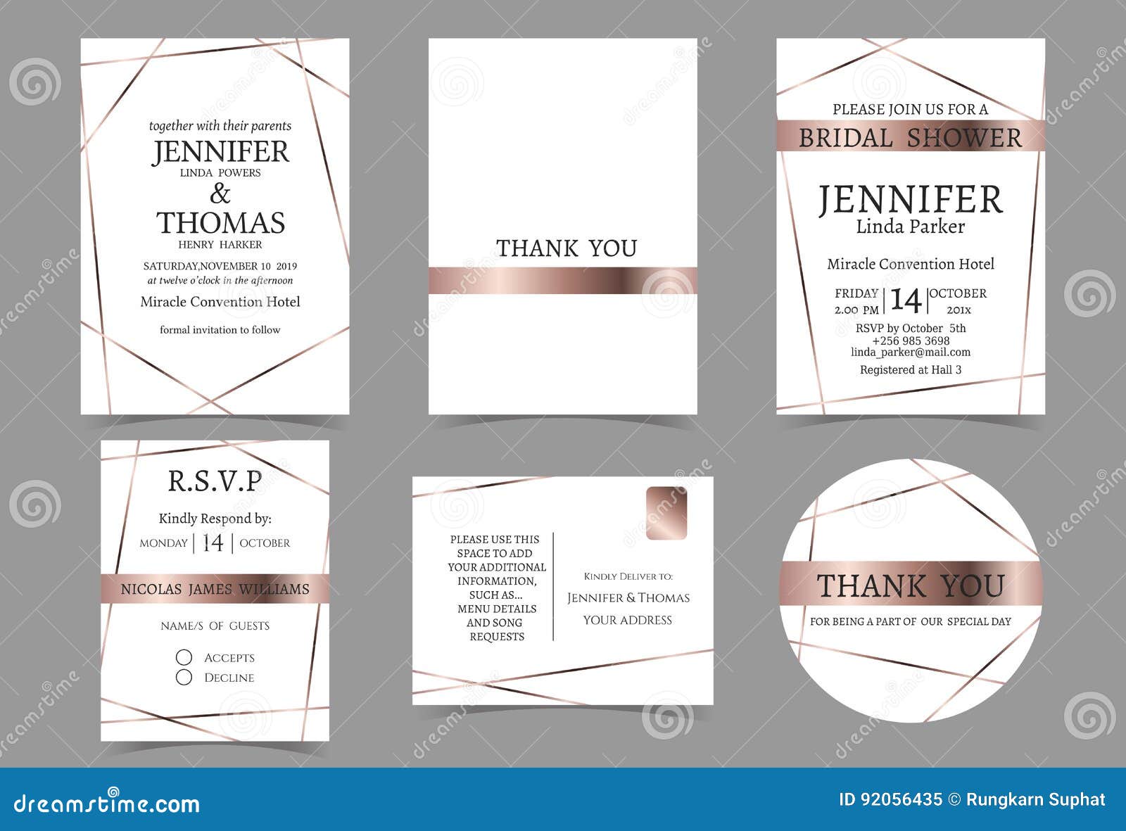 Ensemble De Carte D Invitation De Mariage Pour Des Couples Rose Gold Et Ton Blanc Illustration De Vecteur Illustration Du Carte Couples Ensemble De Carte D Invitation De Mariage Pour Des Couples Rose Gold Et Ton Blanc Illustration De Vecteur Illustration Du Carte Couples