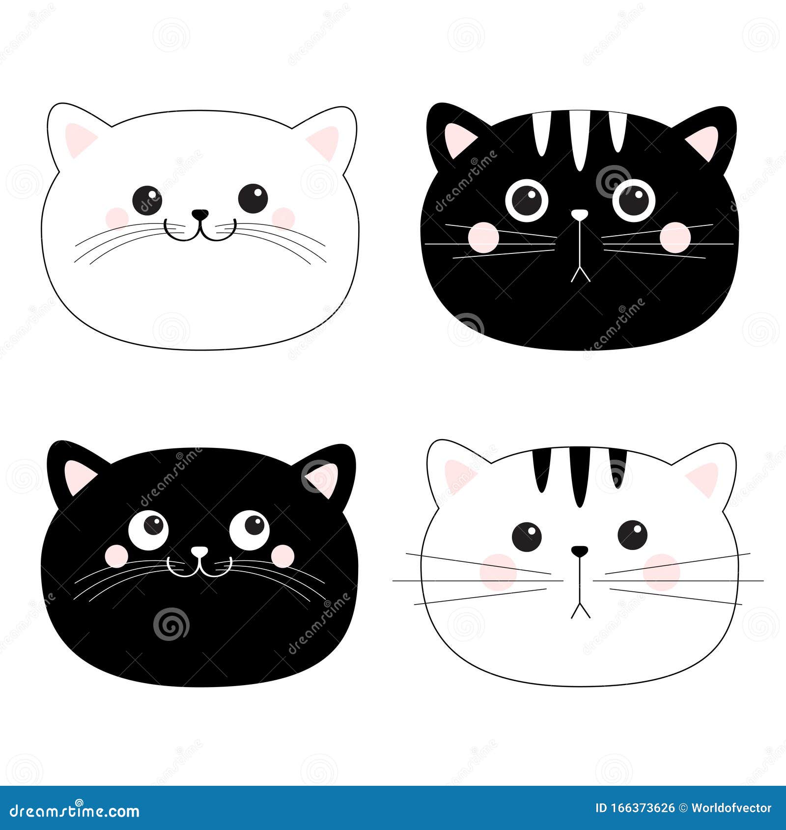 Ensemble De Chat Ligne Principale Blanche Noire Icone Du Visage De Silhouette De Contour Animal Triste De Sourire De Scribble Kaw Illustration De Vecteur Illustration Du Mignon Heureux Ensemble De Chat Ligne Principale Blanche Noire Icone Du Visage De Silhouette De Contour Animal Triste De Sourire De Scribble Kaw Illustration De Vecteur Illustration Du Mignon Heureux