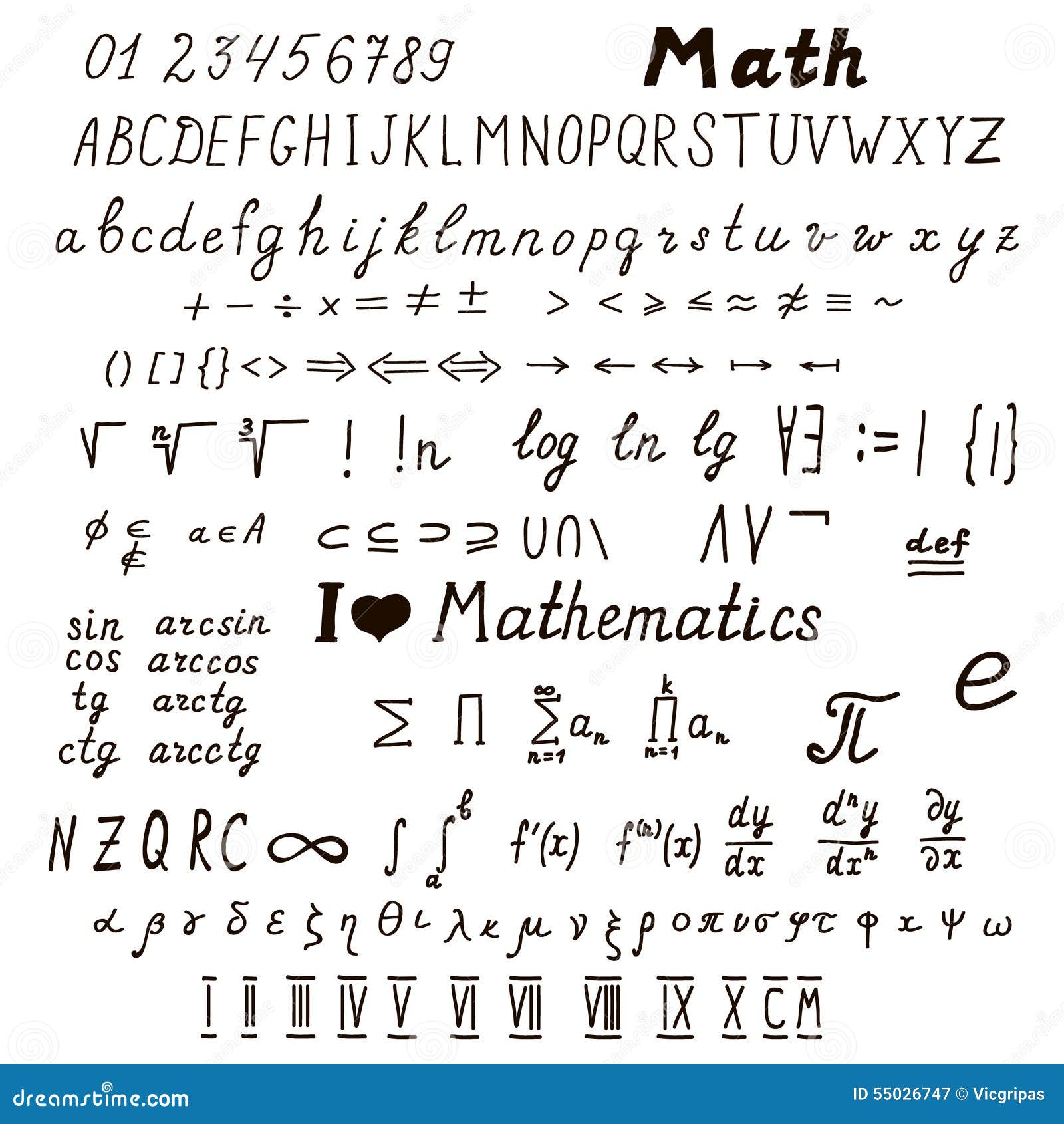 LES SIGNES EN MATH MATIQUES visual data 4