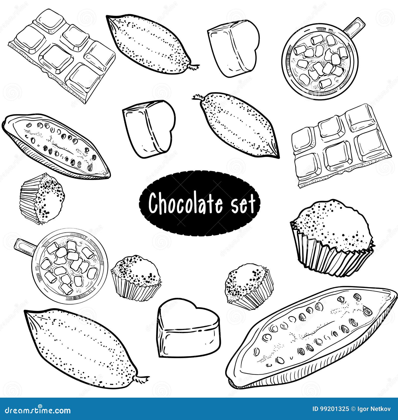 Ensemble De Vecteur De Chocolat De Dessin De Main Illustration De Vecteur Illustration Du Conception Graphisme Ensemble De Vecteur De Chocolat De Dessin De Main Illustration De Vecteur Illustration Du Conception Graphisme