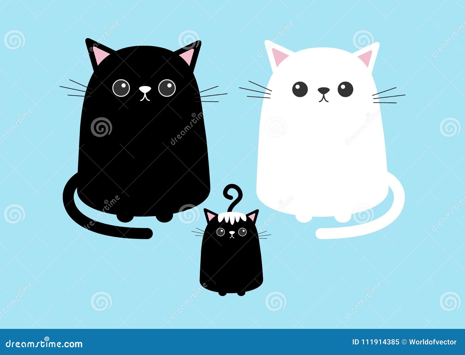 Ensemble Se Reposant De Chaton De Chat Mignon Blanc Noir Pere De Famille Mere Bebe Caractere De Minou De Bande Dessinee Animal Illustration De Vecteur Illustration Du Oeil Graphisme Ensemble Se Reposant De Chaton De Chat Mignon Blanc Noir Pere De Famille Mere Bebe Caractere De Minou De Bande Dessinee Animal Illustration De Vecteur Illustration Du Oeil Graphisme