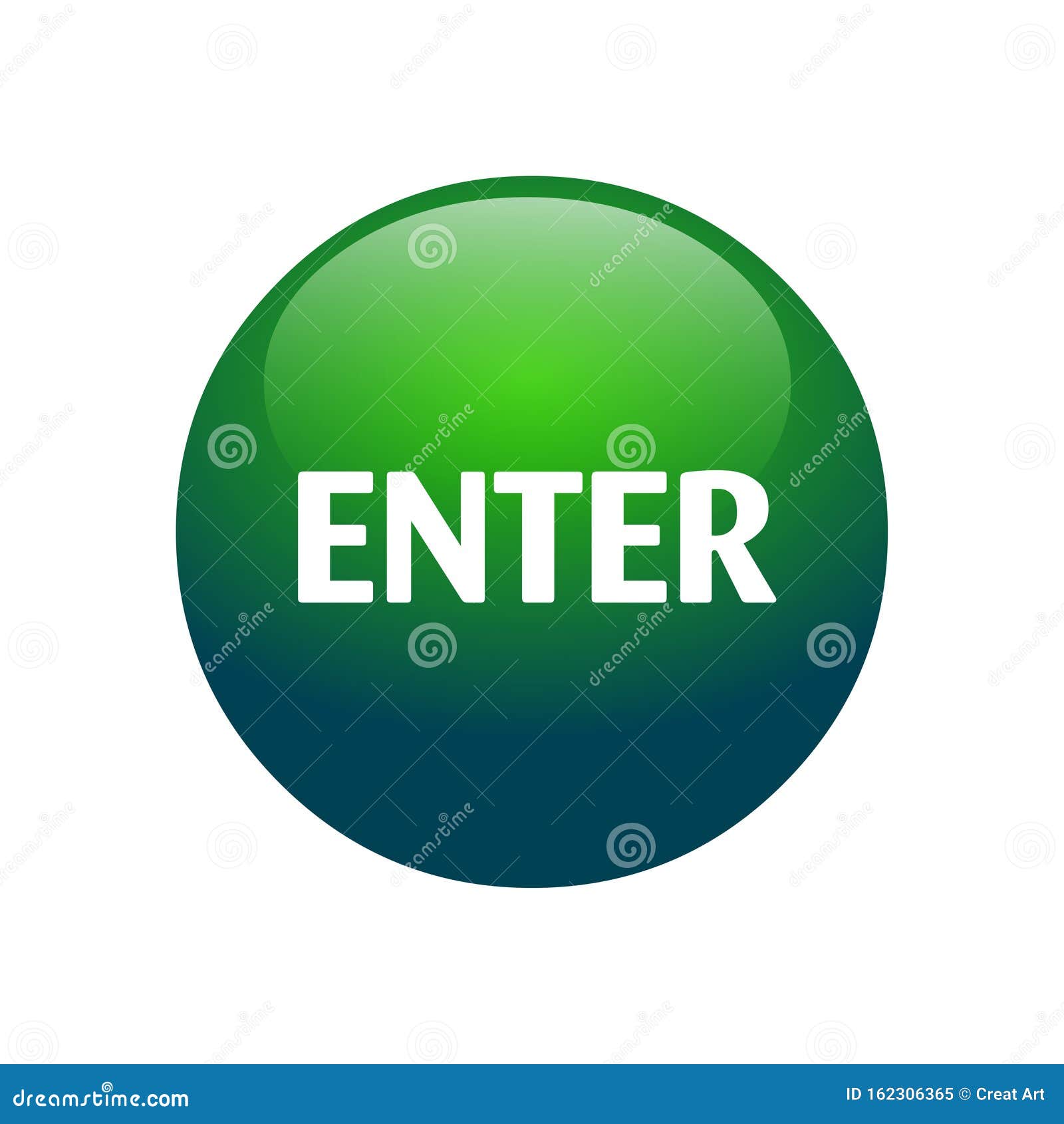 enter button .green round button