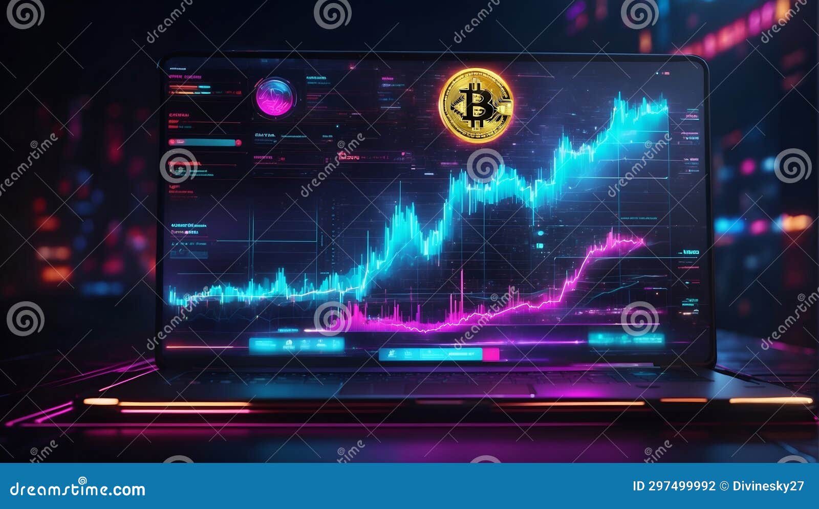 cyberpunk crypto nexus. ai generated