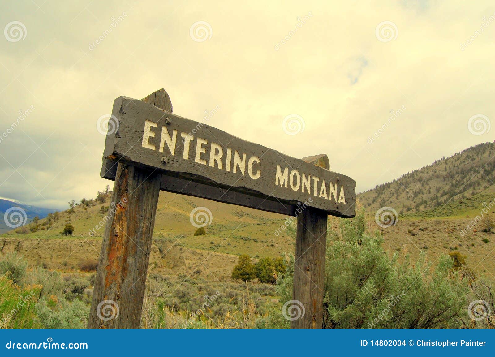 entering montana