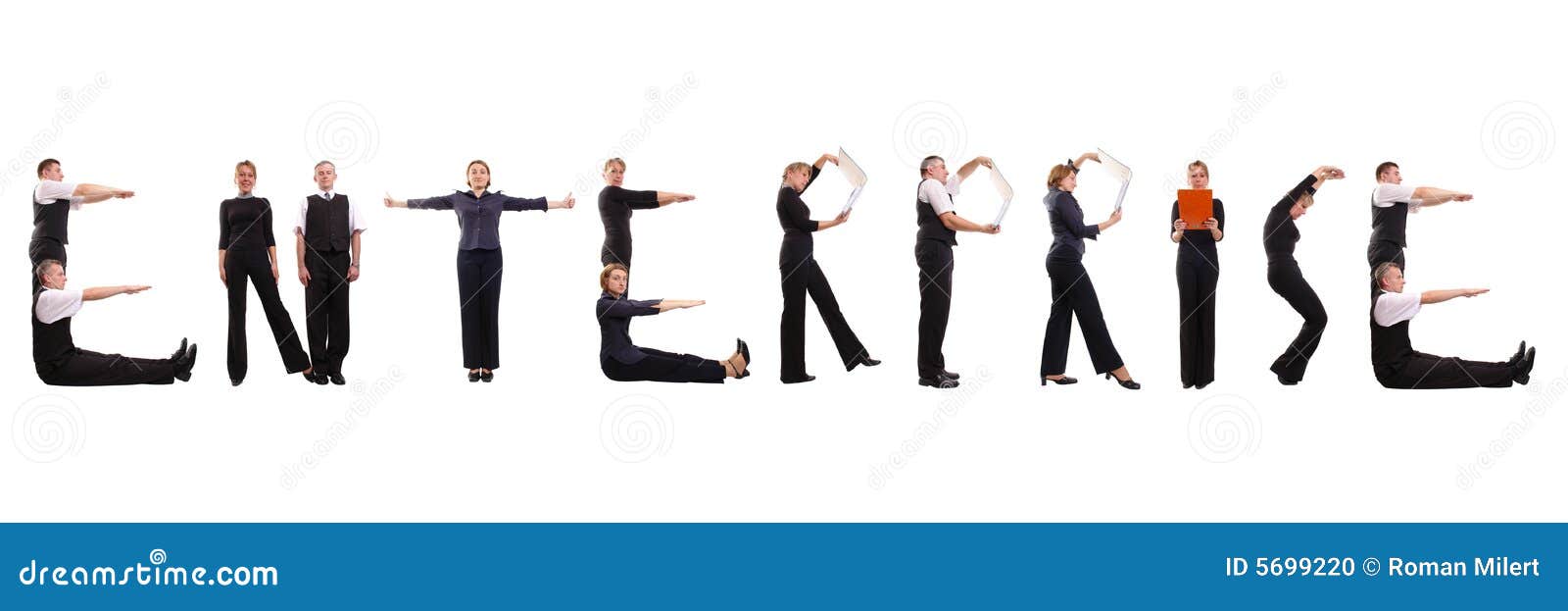 Enterprise group stock photo. Image of character, investor 5699220