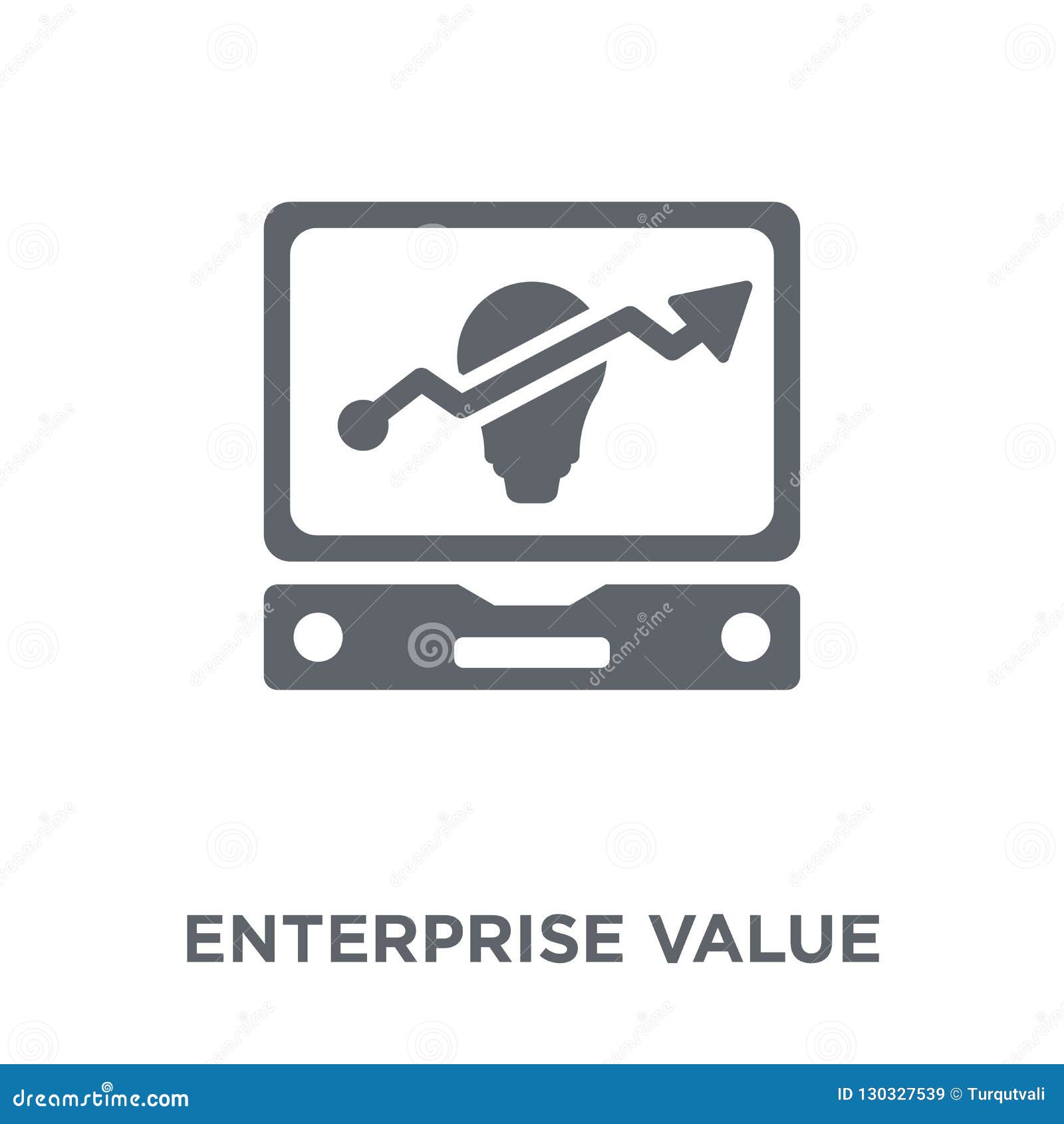 Enterprise Value Icon From Enterprise Value Collection Stock Vector Illustration Of Brainstorming Icon 130327539