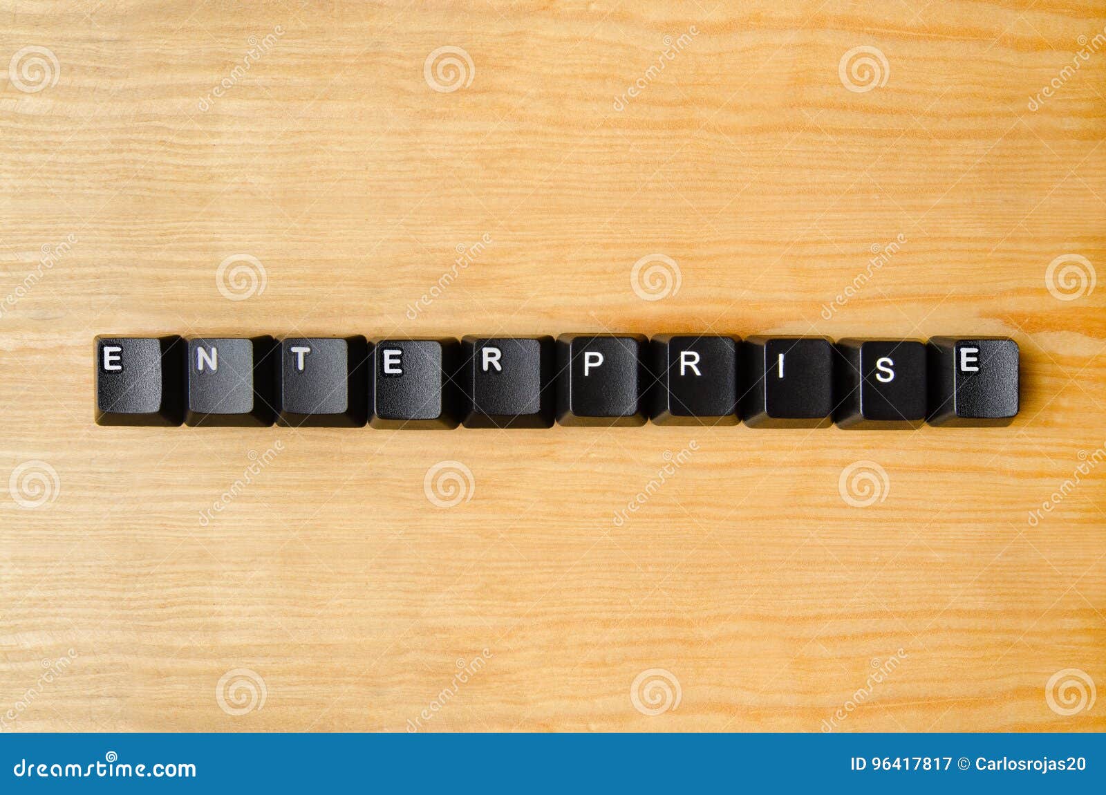 Enterprise word stock image. Image of typo, wood, inspiration - 96417817