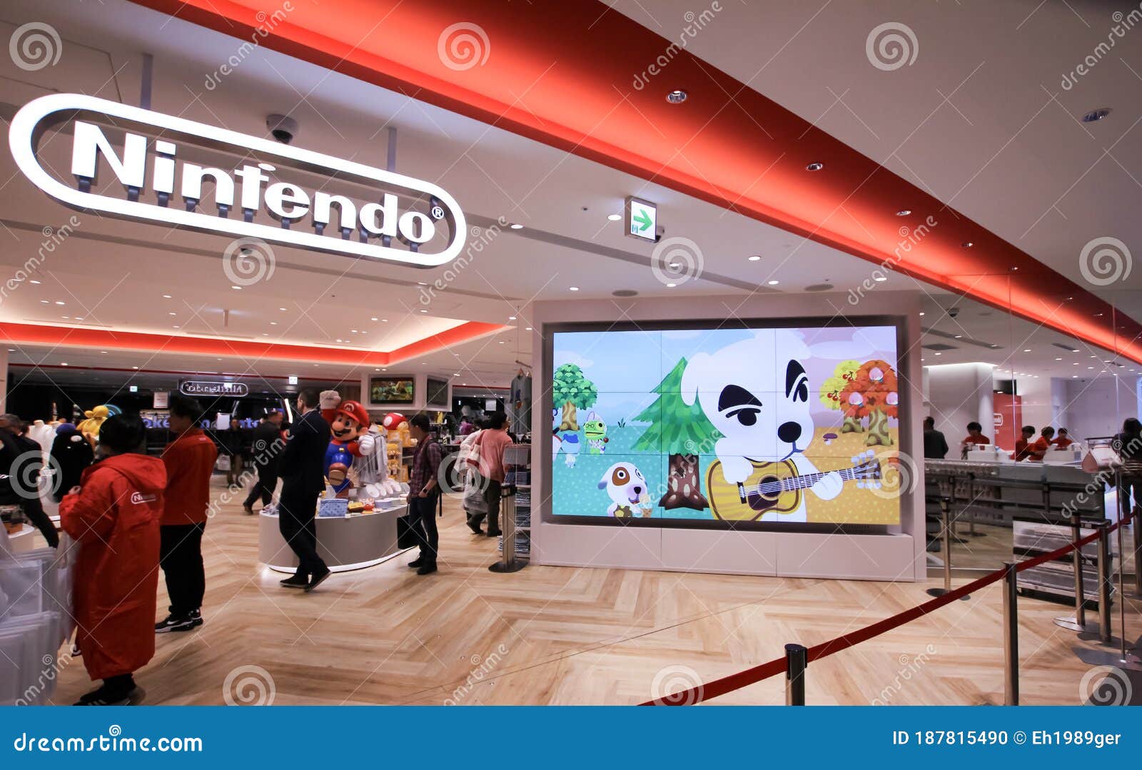 Entrance Area of the Store Editorial Image - Image merchandise, character: