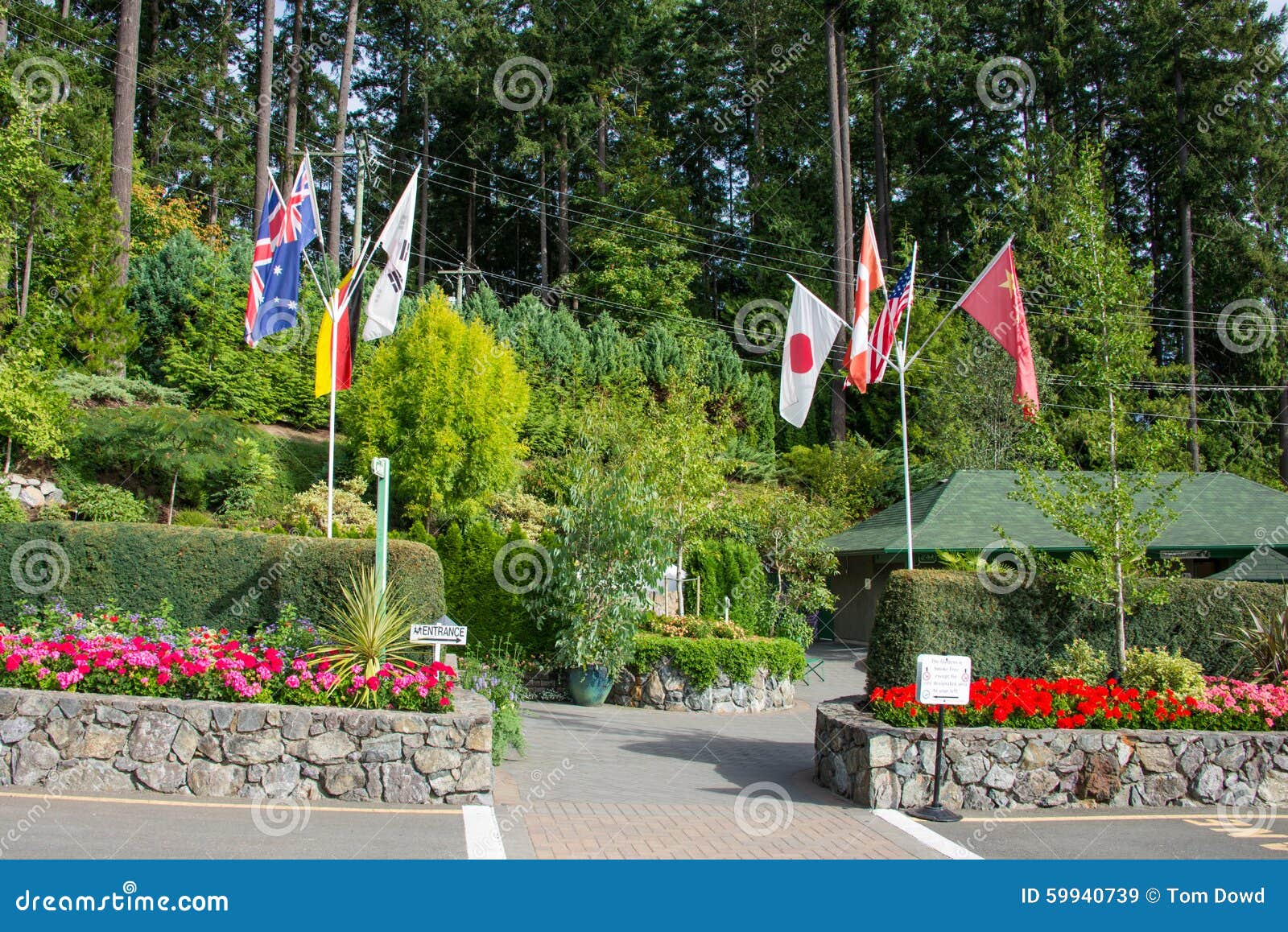 Map of Butchart Gardens