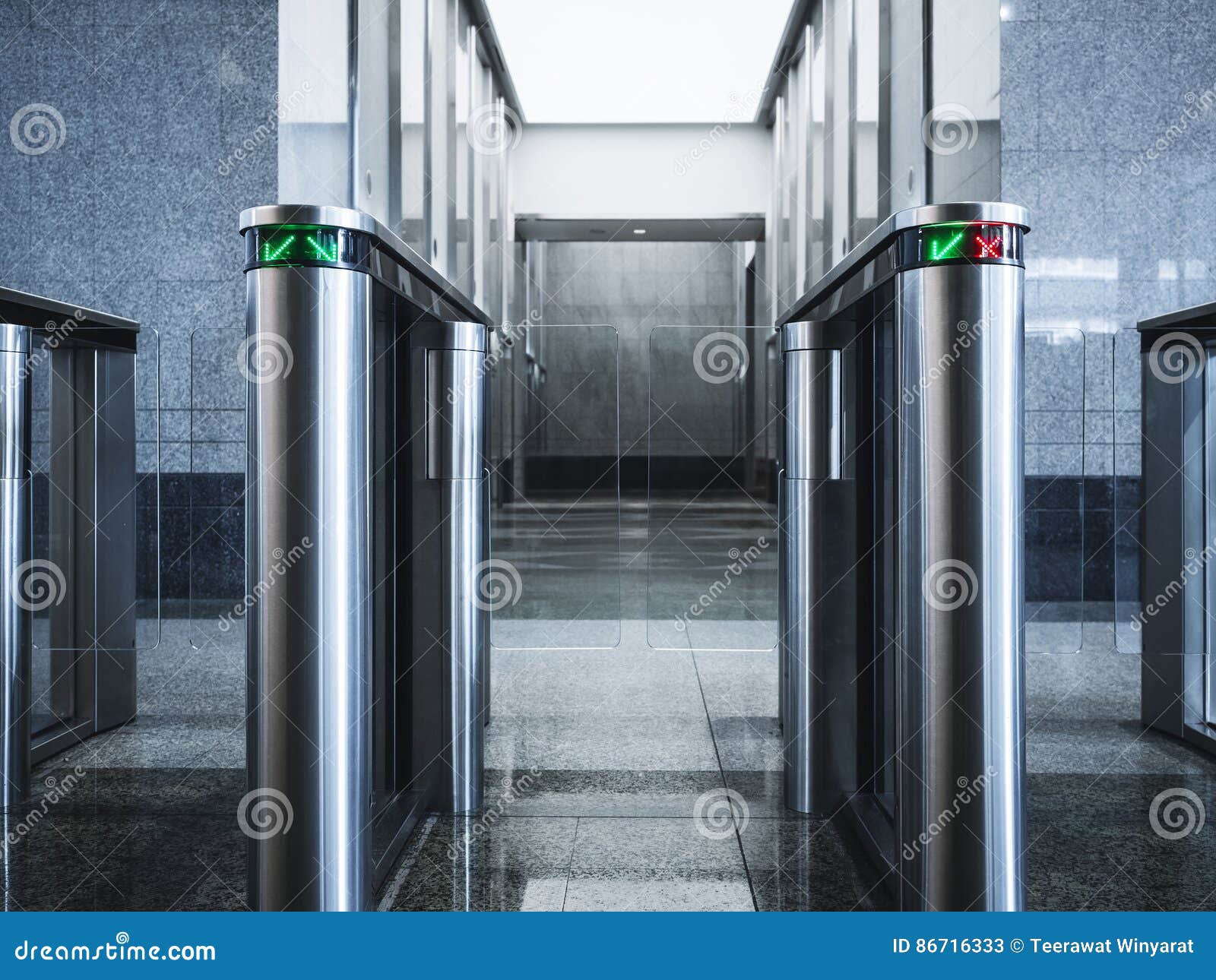 entrance gate card access security system office building