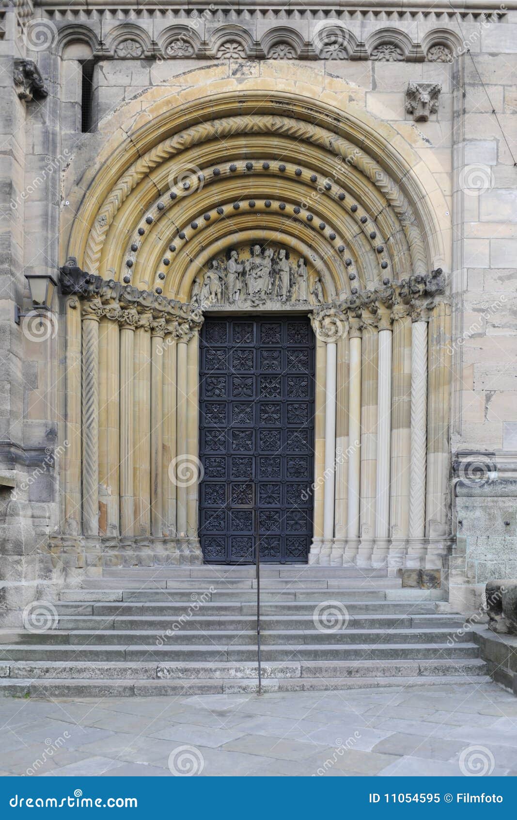 Entrance Portal Modern Steel Grey Gate Aluminum Home Door Access With