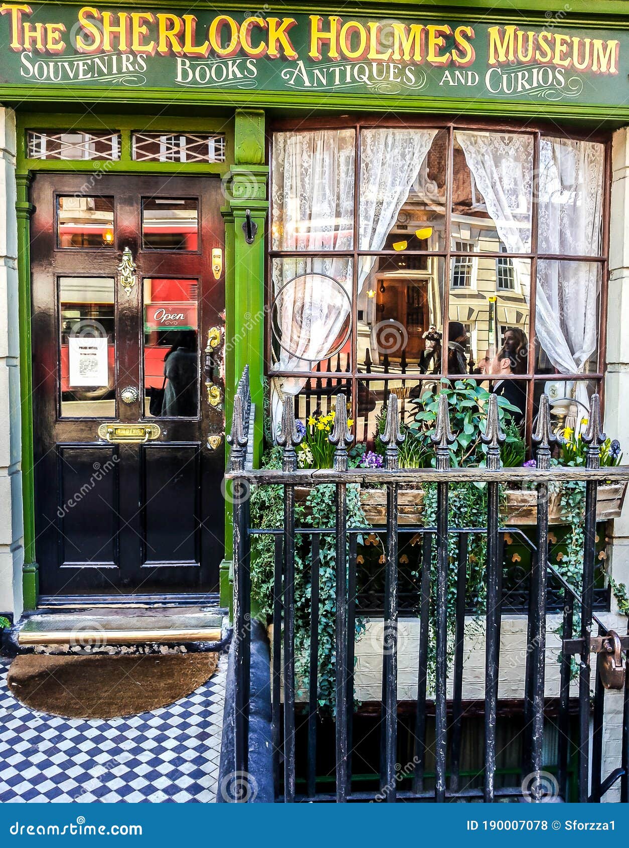 Entrance Of The Sherlock Holmes Museum On Baker Street 221b One Of The Famous Tourist Attractions In London Editorial Stock Photo Image Of Architecture Landmark