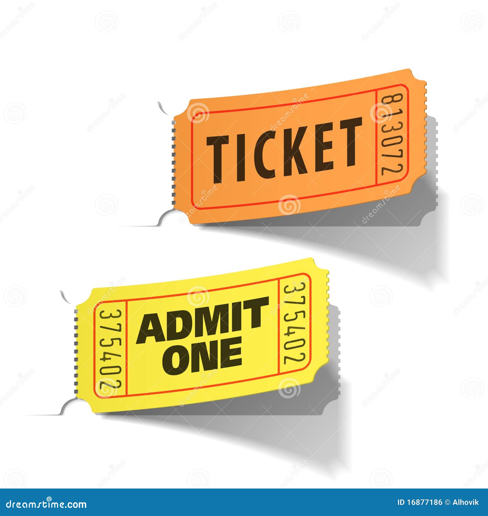 entrance tickets
