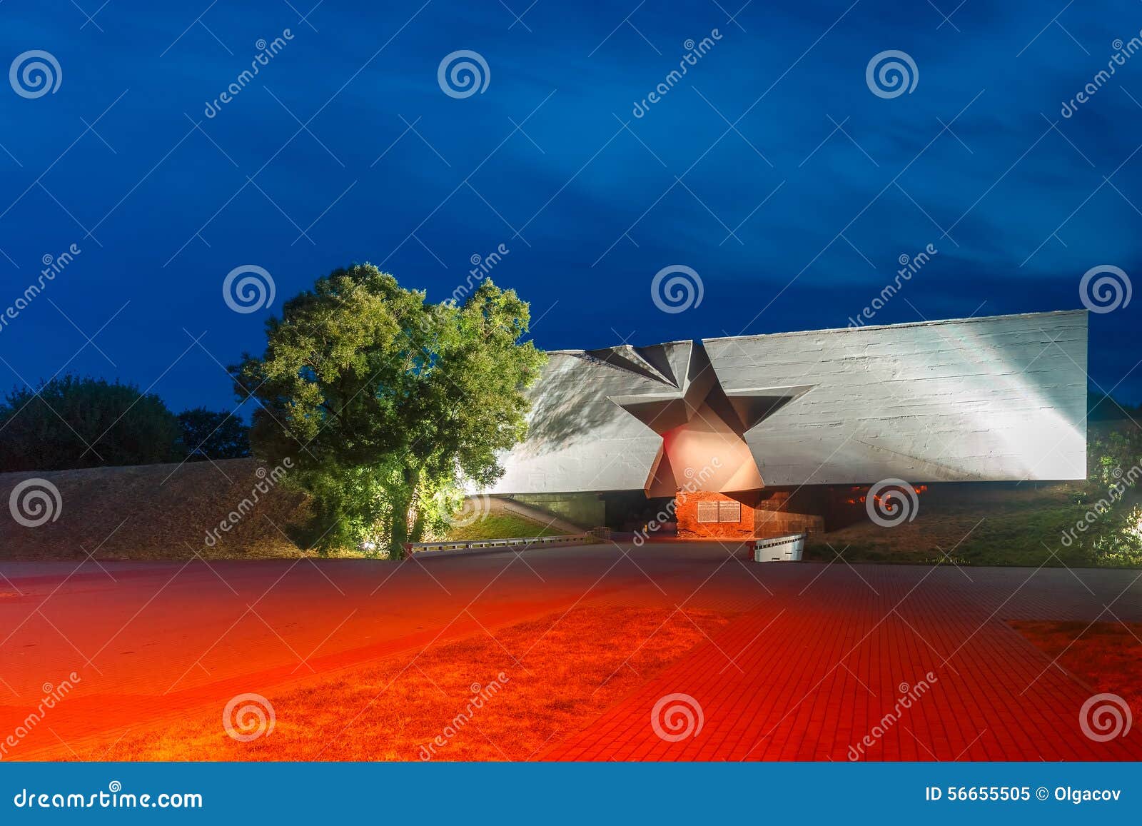 Kholm Gate of Brest Fortress at Morning, Belarus Stock Photo - Image of  fort, belarus: 56665420