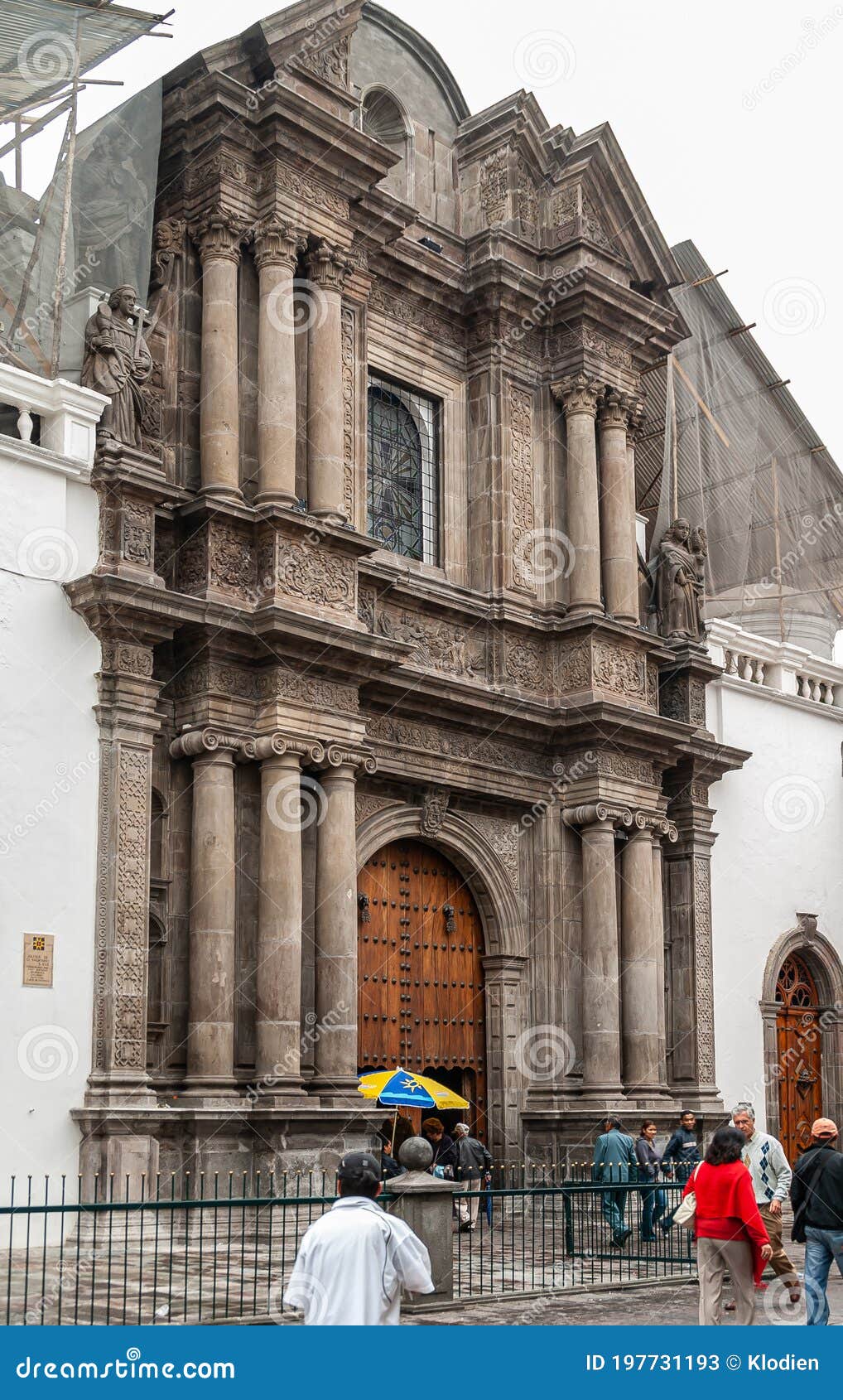 Entrance To El Sagrario Chapel, Quito, Ecuador Editorial Stock Photo -  Image of church, entrance: 197731193