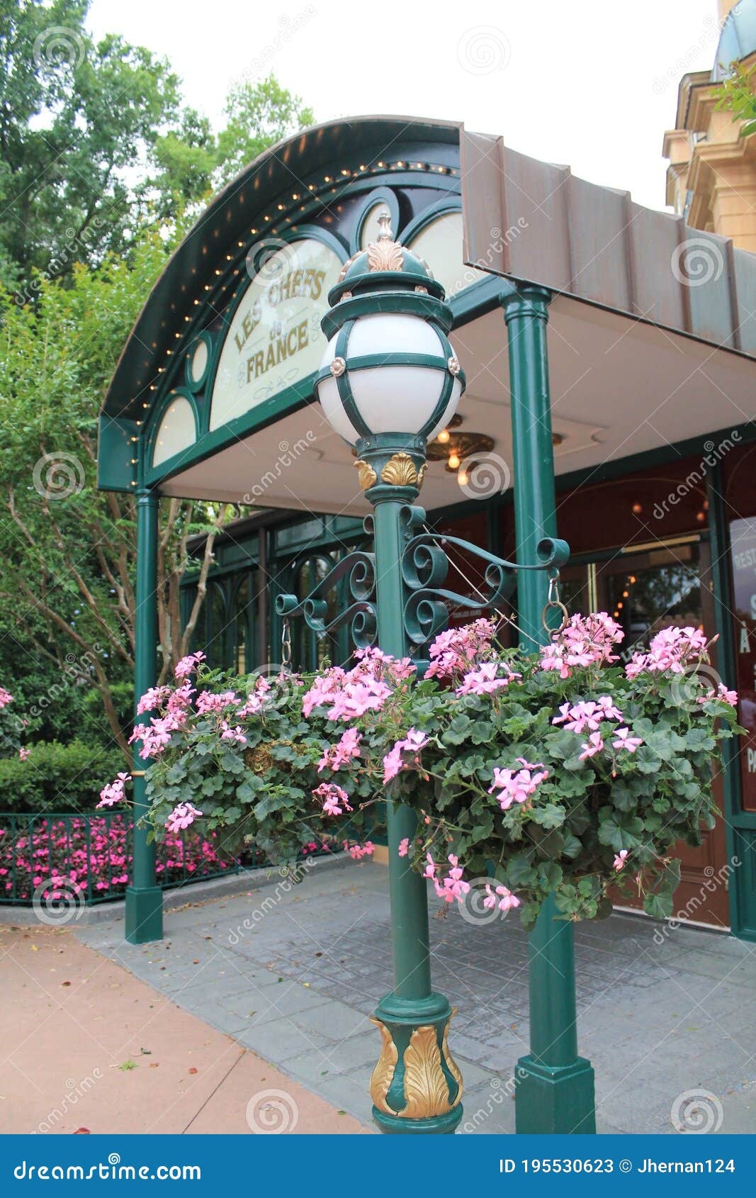 Entrance To French Restaurant at Epcot Editorial Stock Photo - Image of