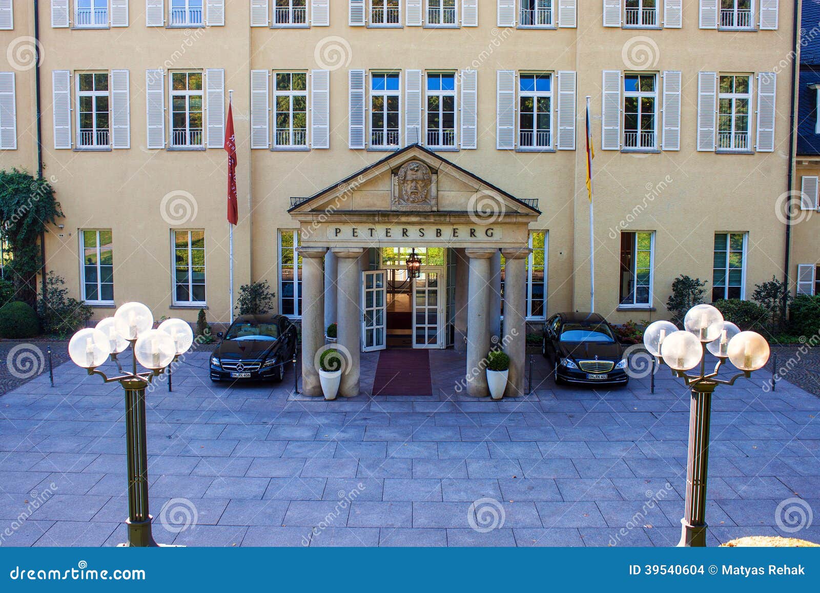 Entrance To The Hotel Petersberg Editorial Stock Image - Image of