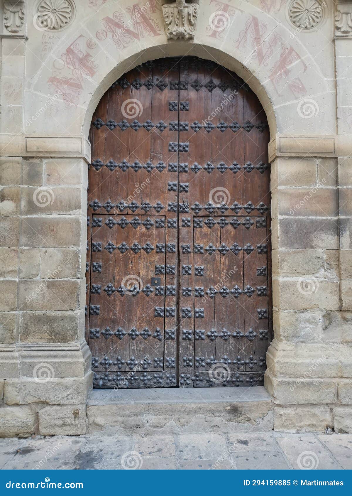 entrance to ies santisima trinidad, baeza, andalucÃ­a, spain