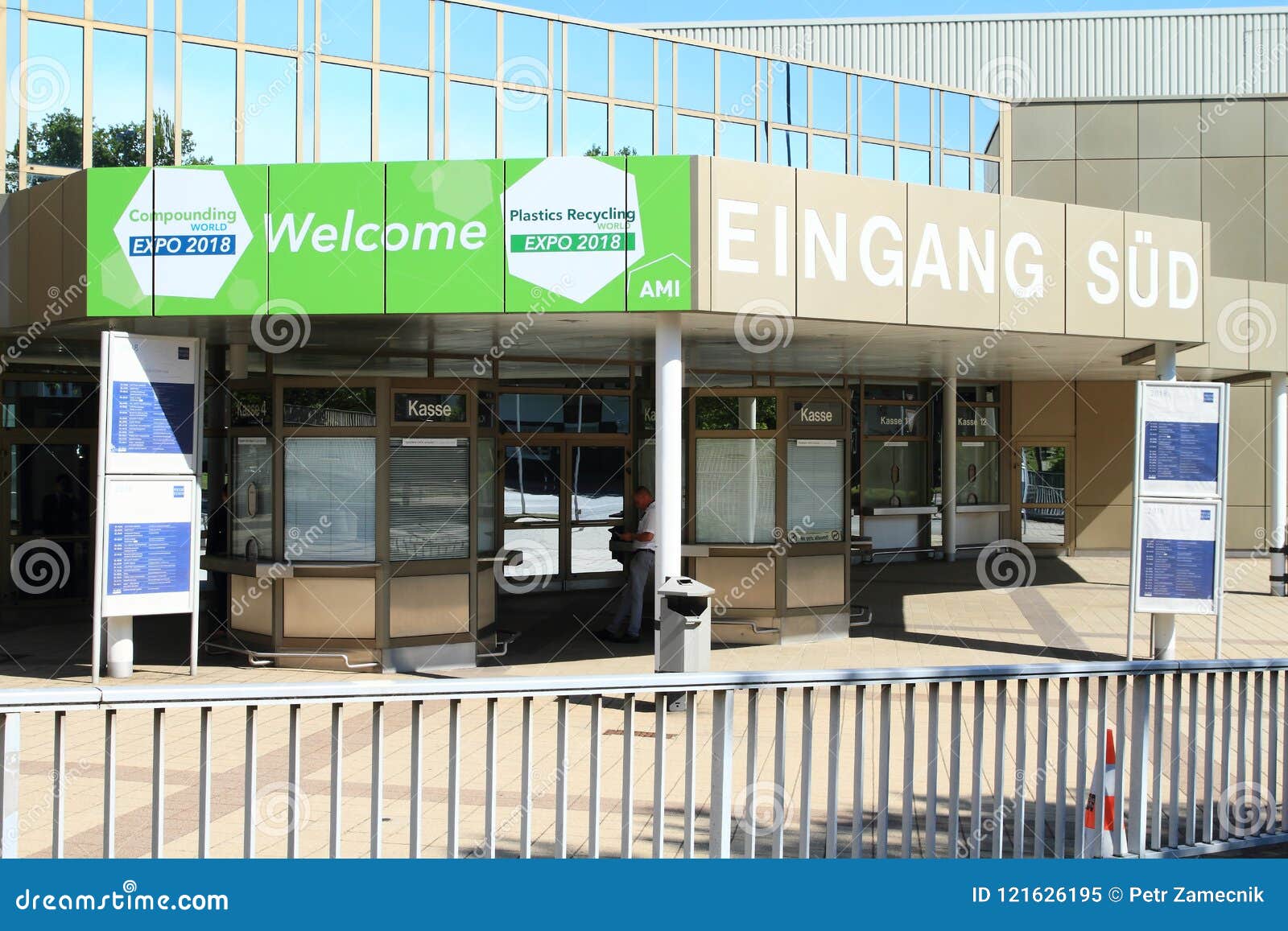 Entrance To Plastics Recycling World Exhibition Editorial Image Image