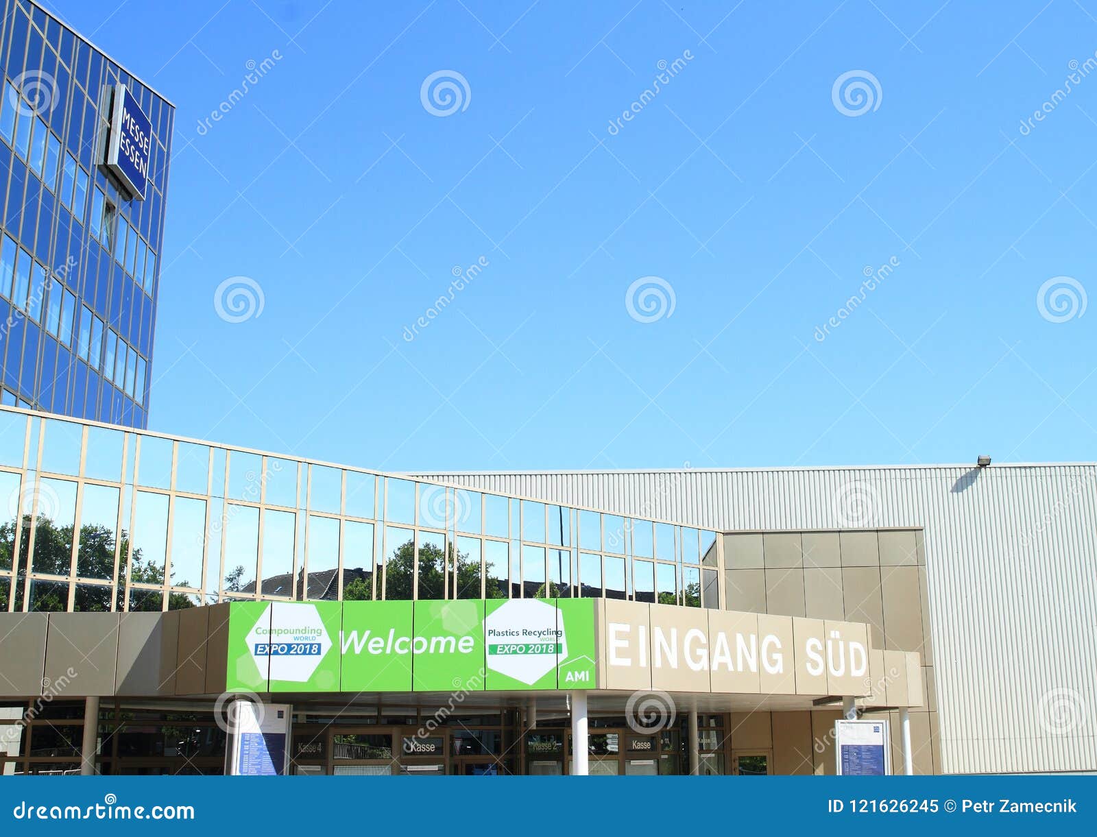 Entrance To Plastics Recycling World Exhibition Editorial Image Image
