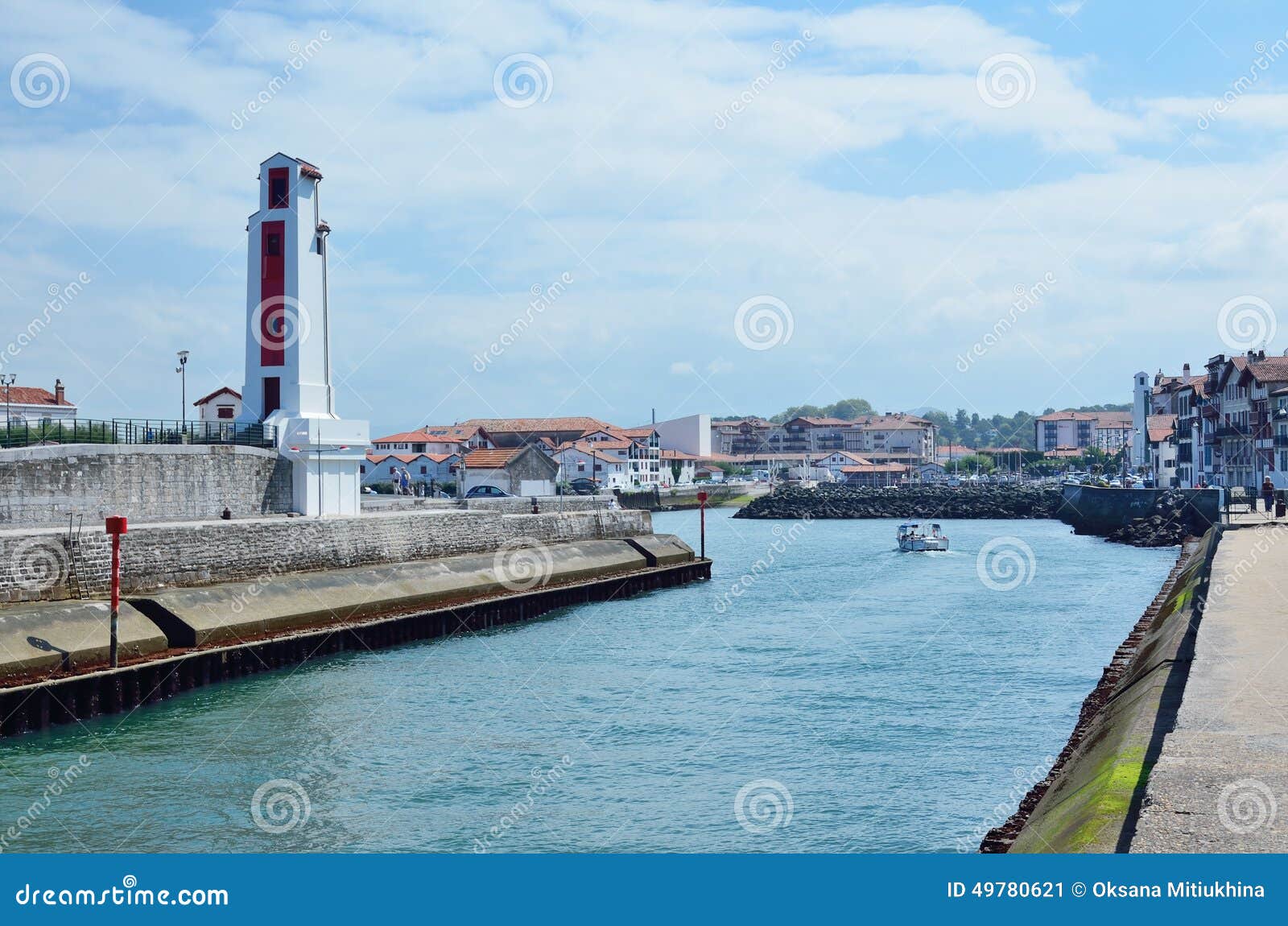 Entrance To The Port Of Saint-Jean-de-Luz Stock Image | 0 #49780621