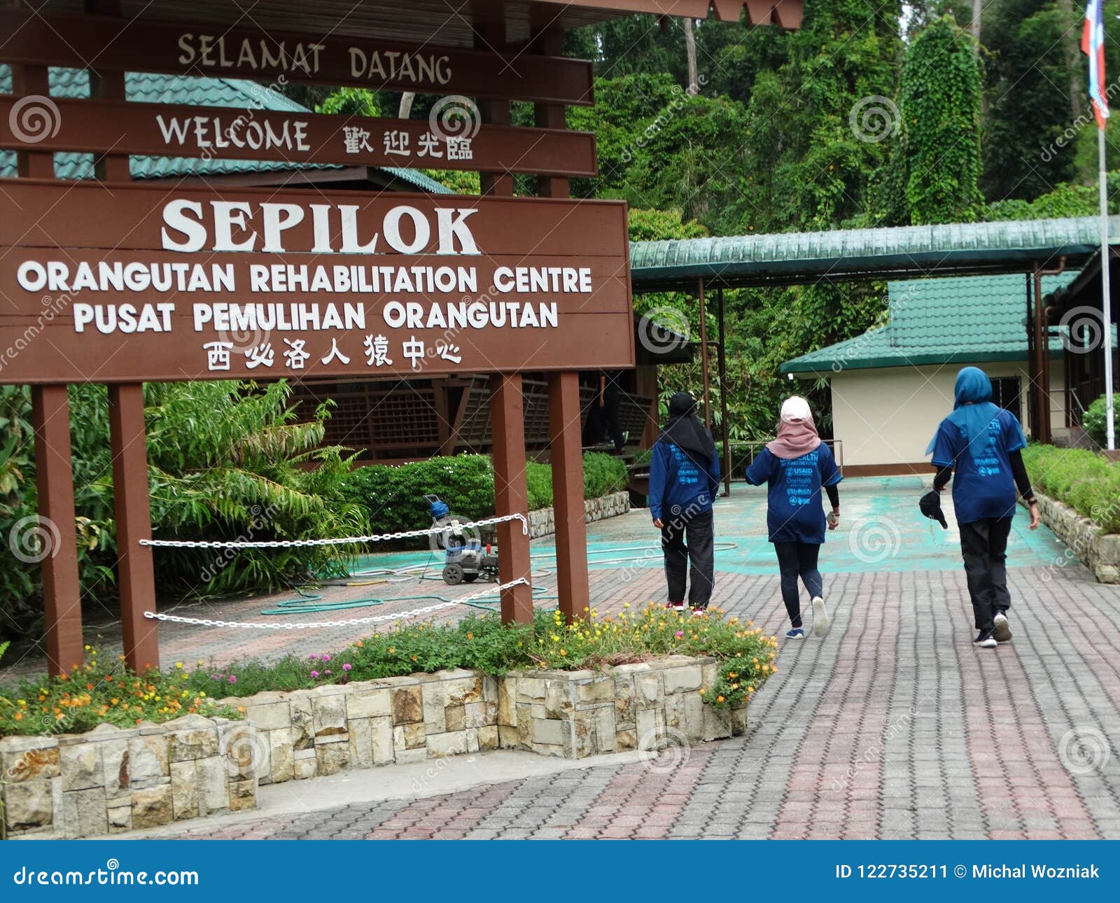 Orangutan Animal Sanctuary in Sepilok, Malaysia Editorial Photo - Image of  centre, welfare: 122735211