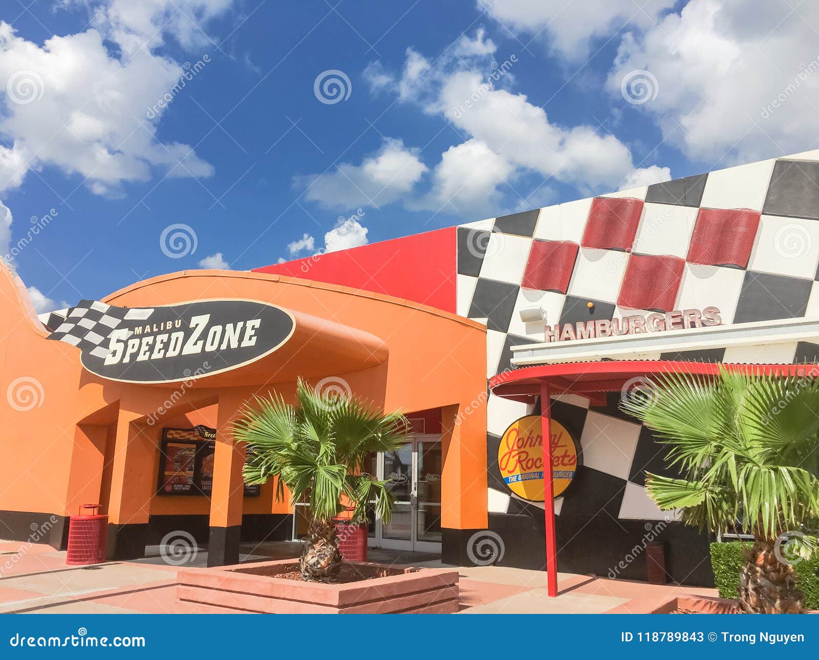 Entrance To Speedzone Dallas Amusement Center Featuring Go Kart