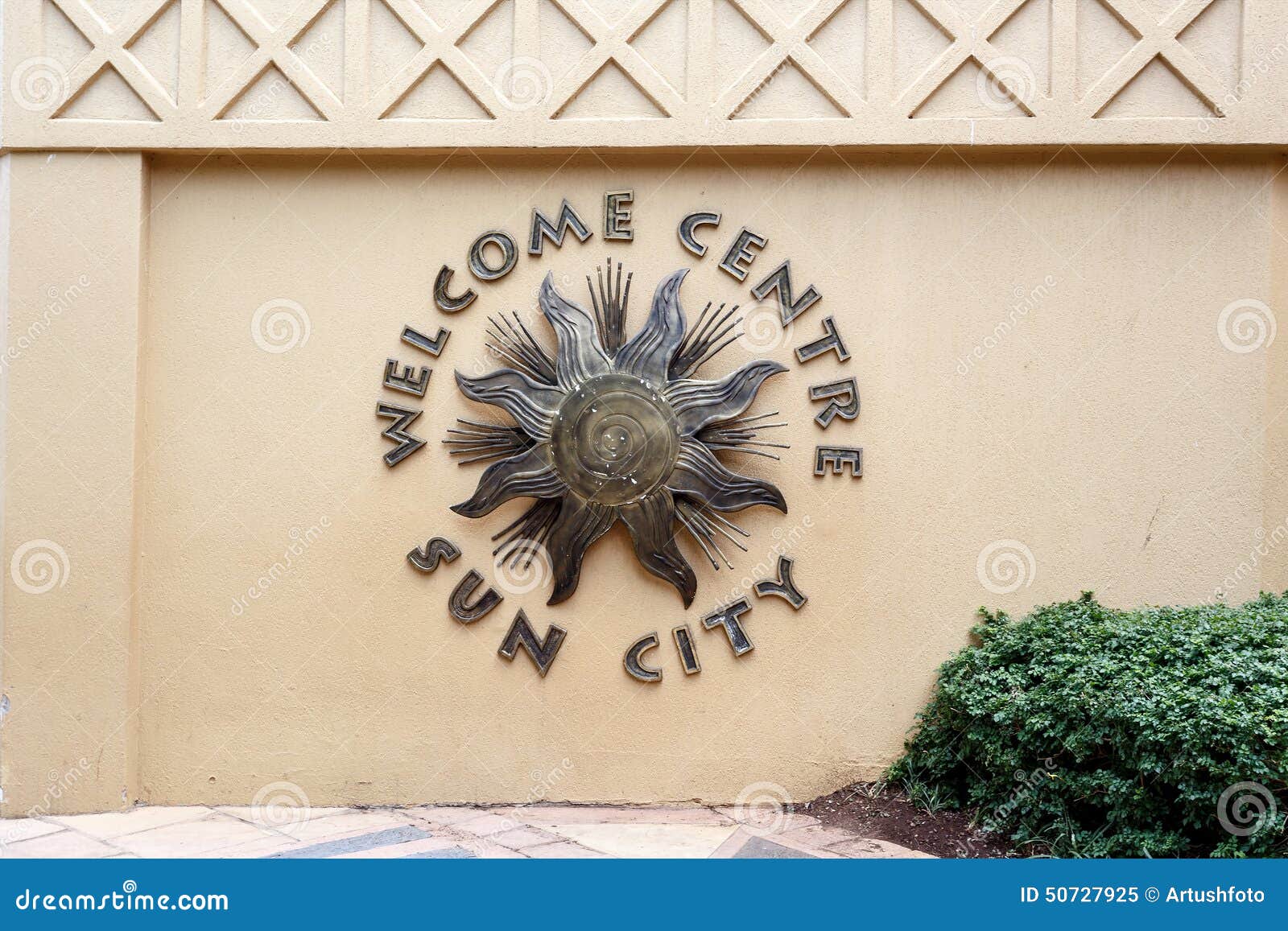 entrance to sun city, luxury resort town in south africa