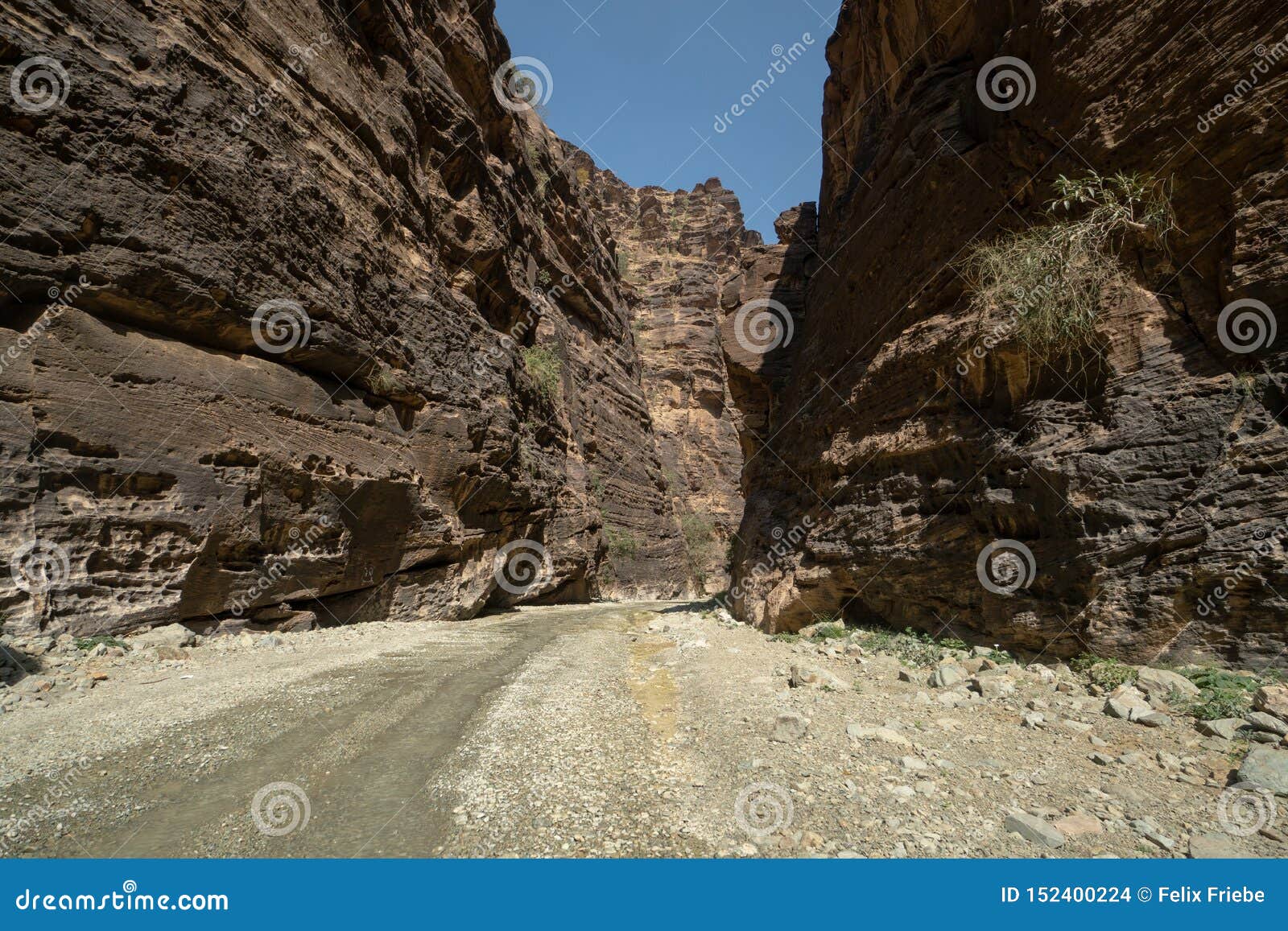 entrance to wadi lajab in jizan province, saudi arabia